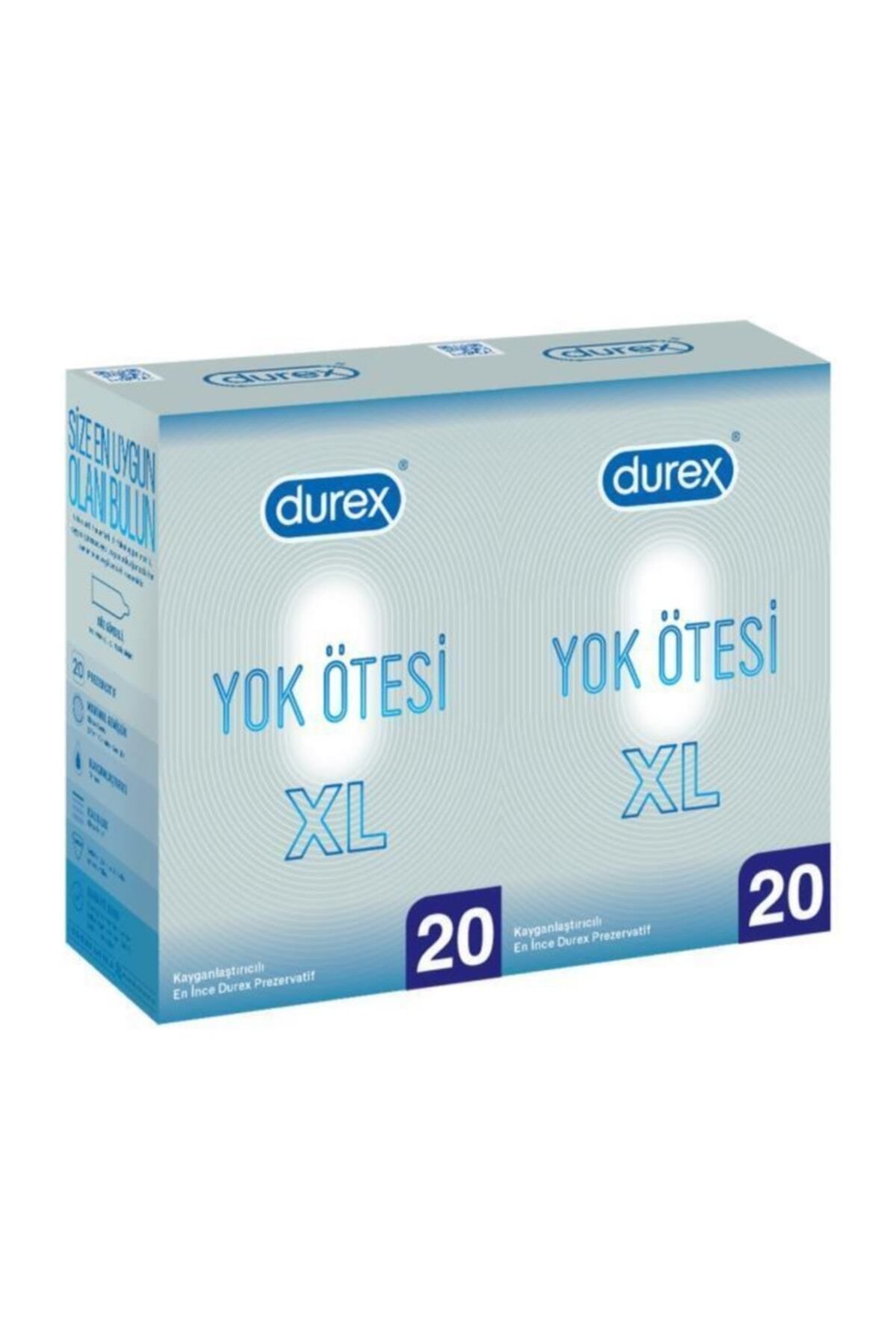 Durex Yok Ötesi Xl İnce Prezervatif 40lı (20x2 Adet), Geniş Fit
