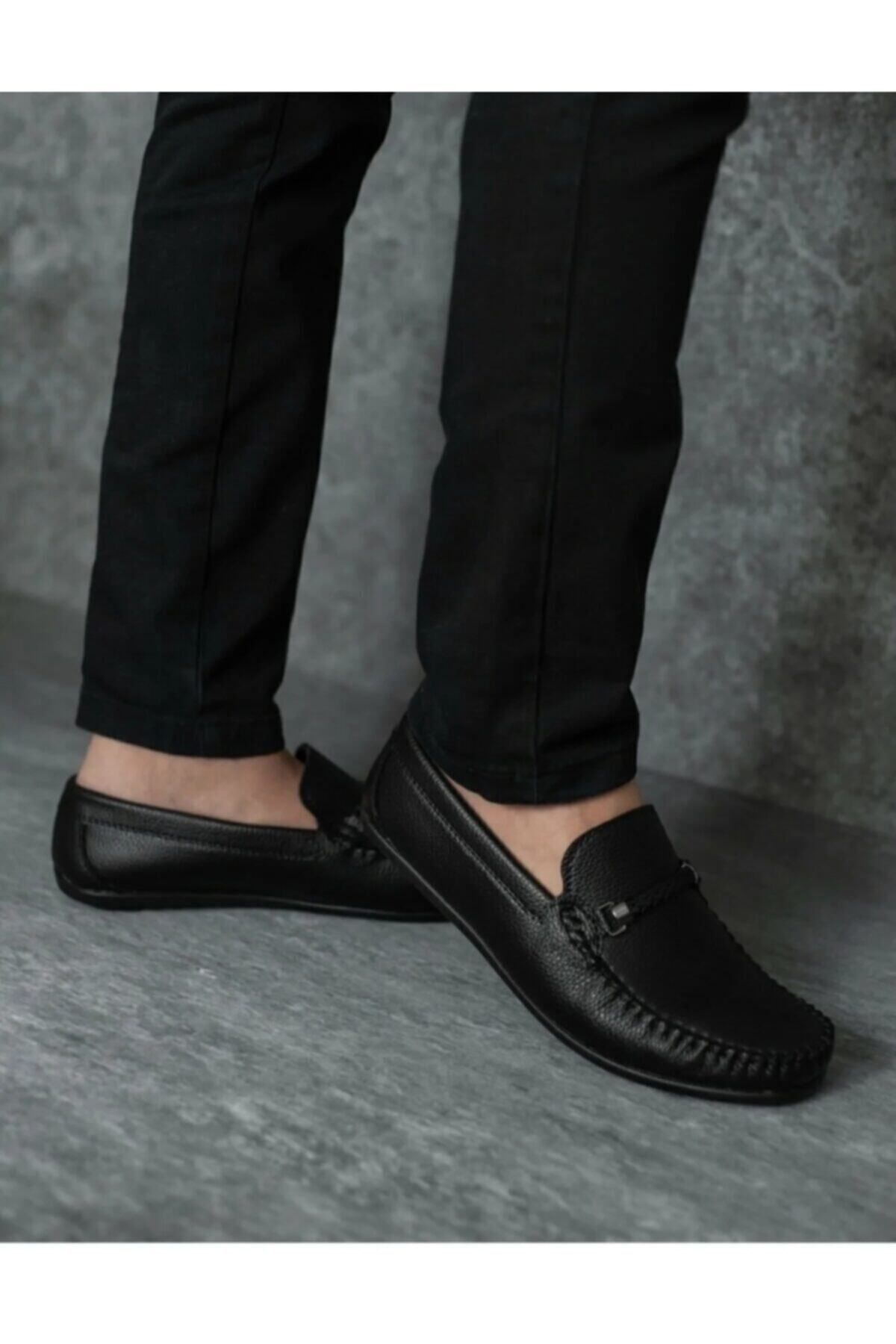 Erciyes Siyah Erkek Günlük Rahat Ayakkabı