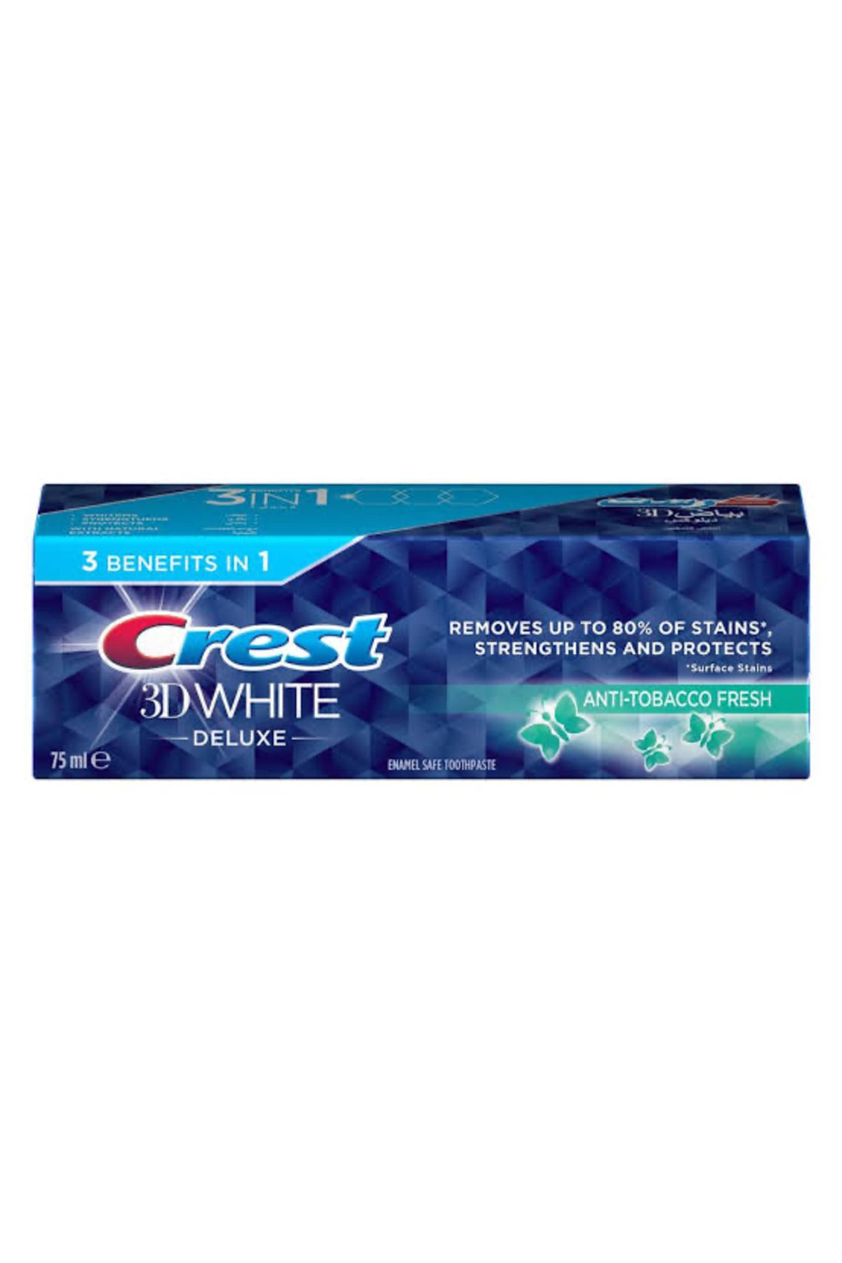 CREST 3d White Deluxe Anti-tobacco Fresh Toothpaste Diş Macunu 75 ml
