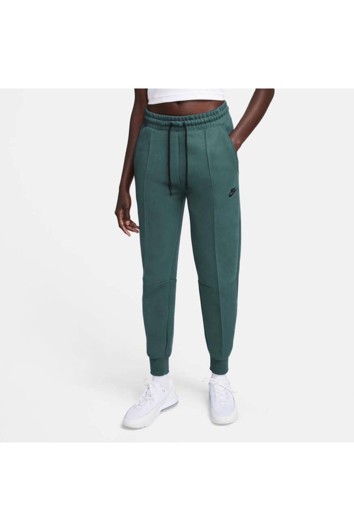 Nike Sportswear Tech Fleece Kadın Yeşil Renk Eşofman Altı