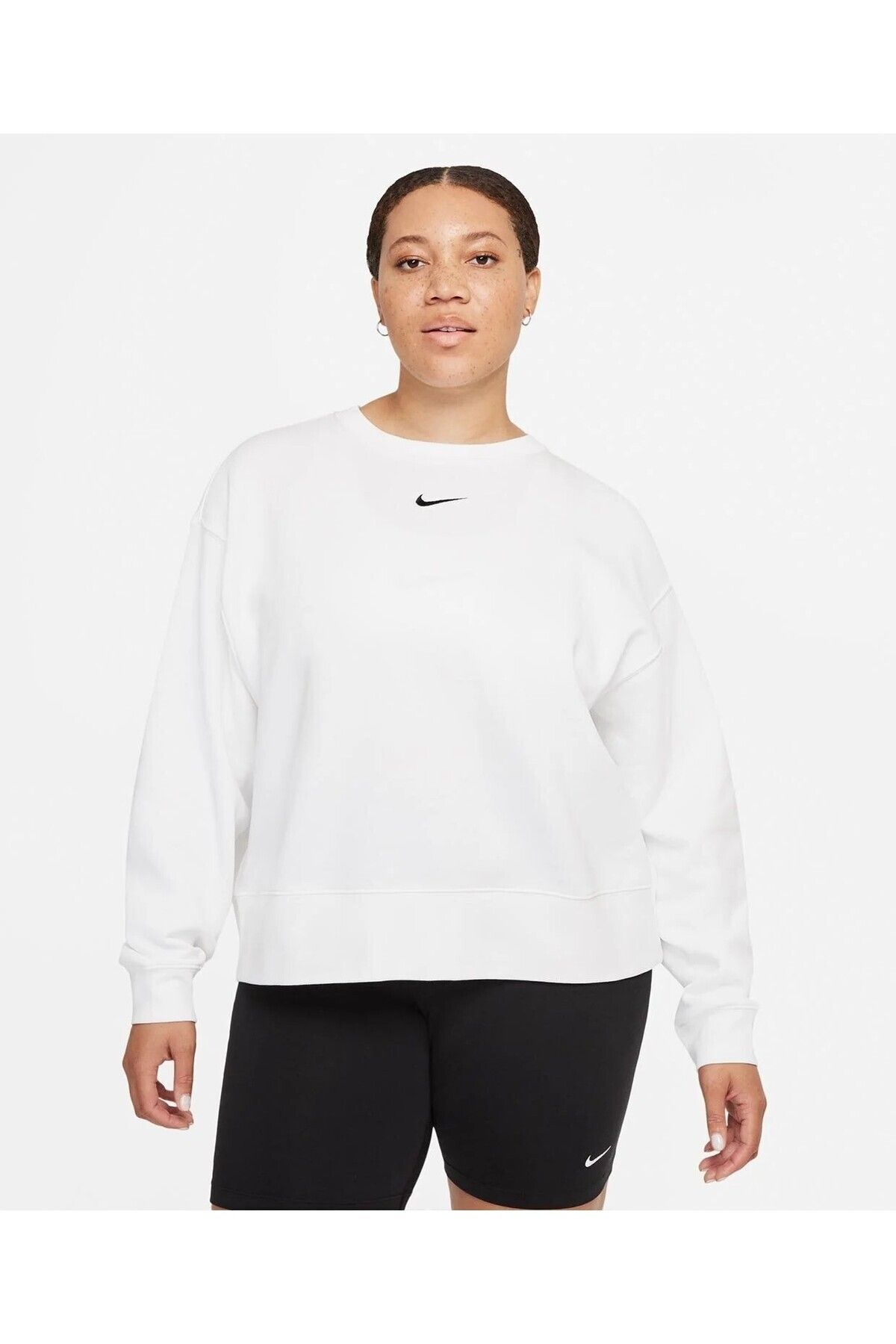 Nike Sportswear Essential Collection Fleece Oversized Crew Kadın Sweatshirt