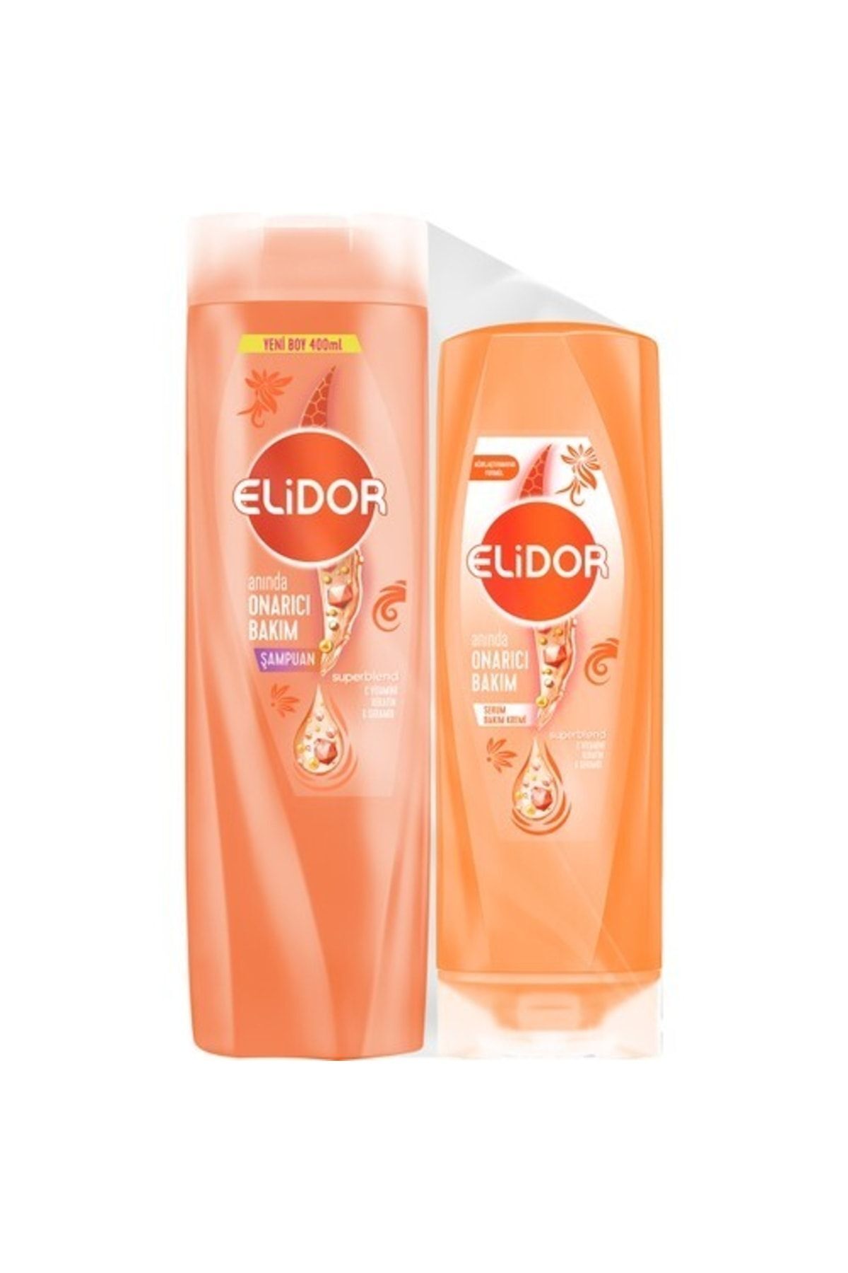 Elidor Superblend Saç Bakım Şampuanı Anında Onarıcı Bakım 400 Ml + Serum Bakım Kremi 200 Ml