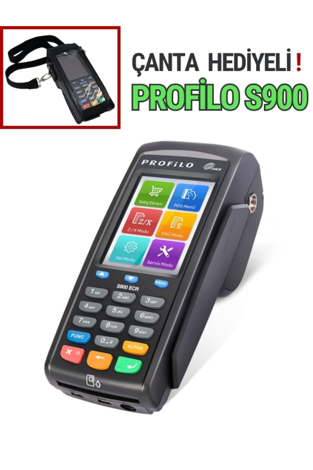 Profilo PROFİLO S900 Yazar Kasa Pos Cihazı + Çanta Hediyeli