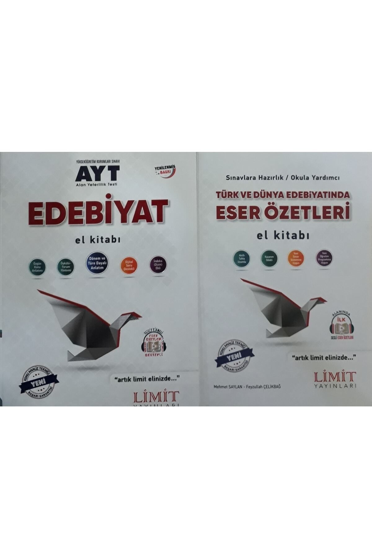 Limit Yayınları 2023 Ayt Edebiyat+türk Ve Dünya Eser Özeti El Kitabı Yenilenmiş Baskı 2 Li Set Yeni