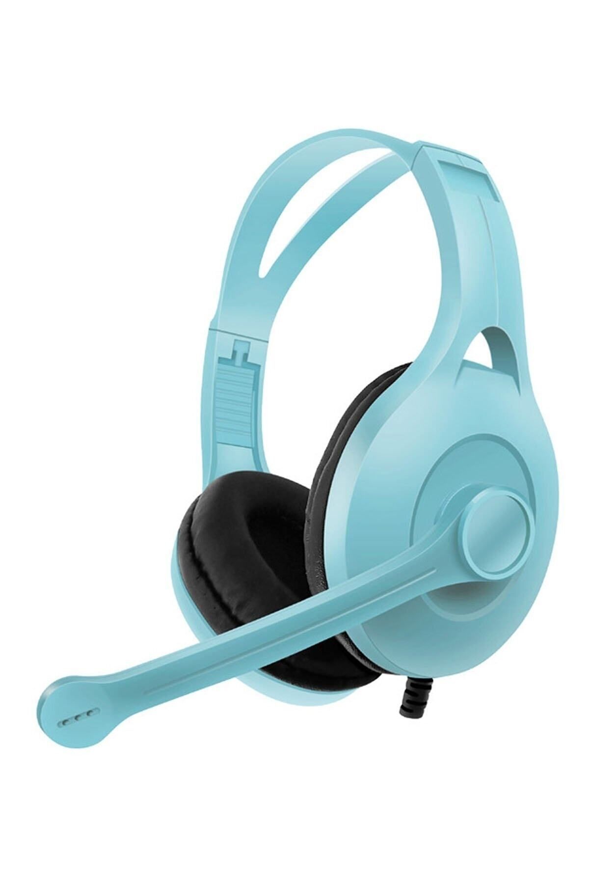 Branzino Kablolu Oyuncu Kulaklık Kafa Bantlı Kulaküstü Mikrofonlu Gaming Kulaklık Cep Telefonu&tablet Uyumlu