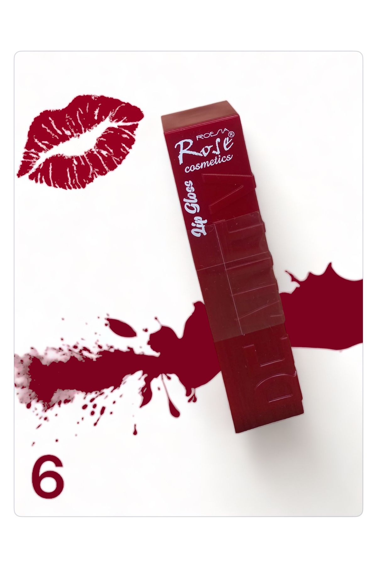 Rose Lip Gloss Parlak Farklı Renk Tonlarıyla.