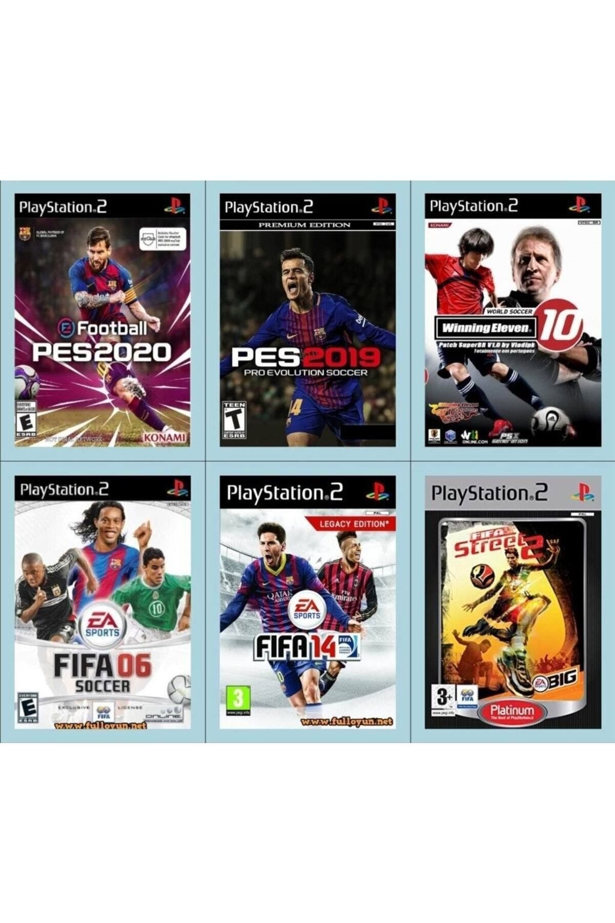 EA Sports Playstatıon 2 - En Güzel 6 Futbol Oyunu 2. Seri - Sadece Çipli Cihazlar Için!