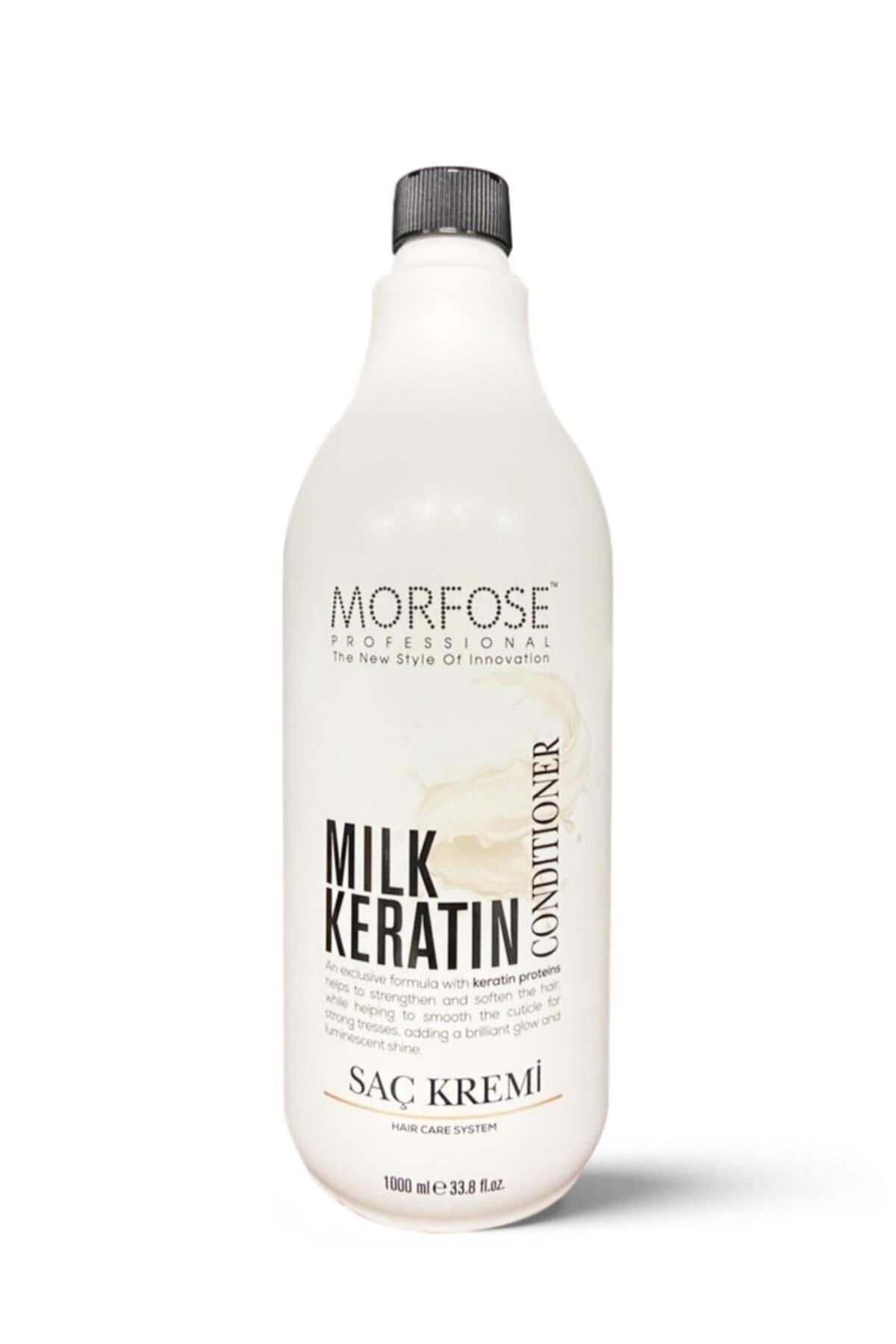 Morfose Milk Therapy Keratin Saç Bakım Kremi 1000 Ml - Saç Dökülmesi Önleyici, Besleyici, Koruyucu Etki