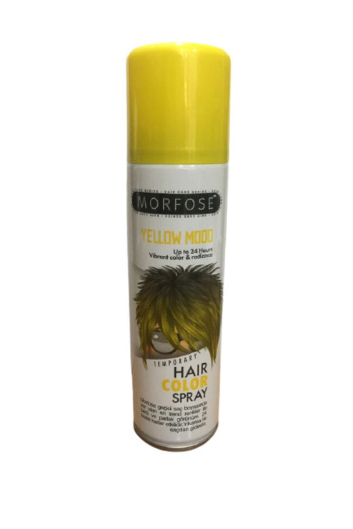 Morfose Mech 24 Saate Kadar Etkili Sarı Renkli Saç Spreyi Yellow Mood  150 ml