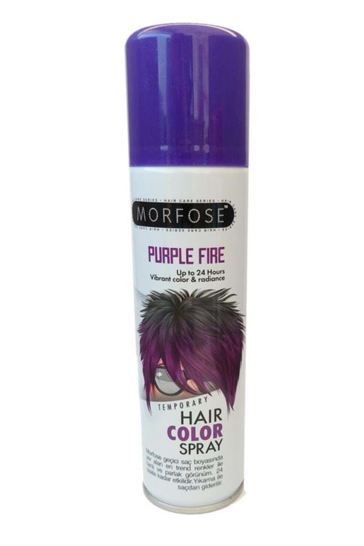 Morfose Mech 24 Saate Kadar Etkili Mor Renkli Saç Spreyi Purple Fire 150 ml