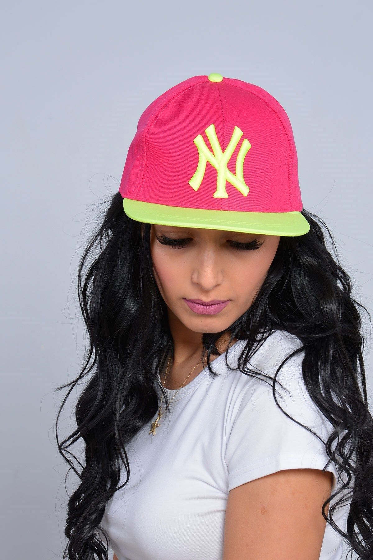 Mossta New York Ny Baskılı Snapback Kep