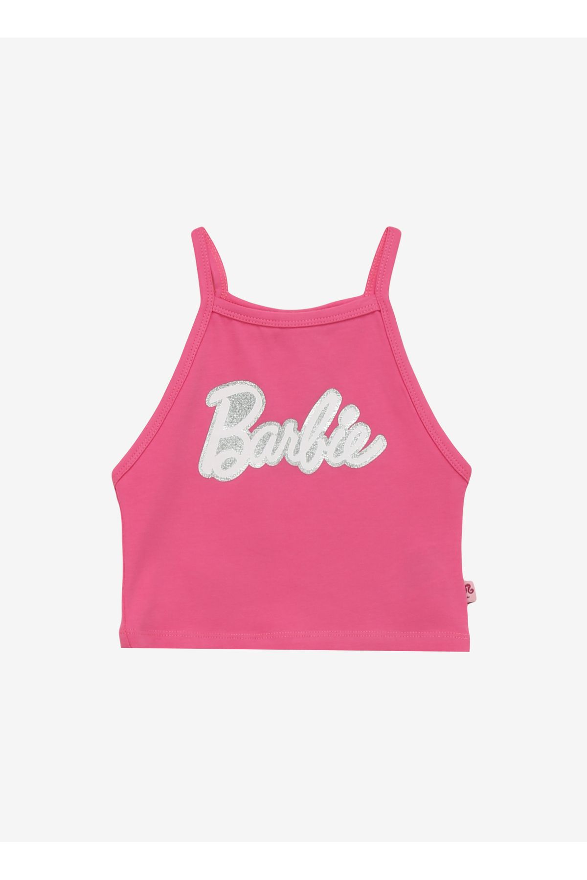 Barbie Baskılı Pembe Kız Çocuk Atlet BRB4SG-TST6025