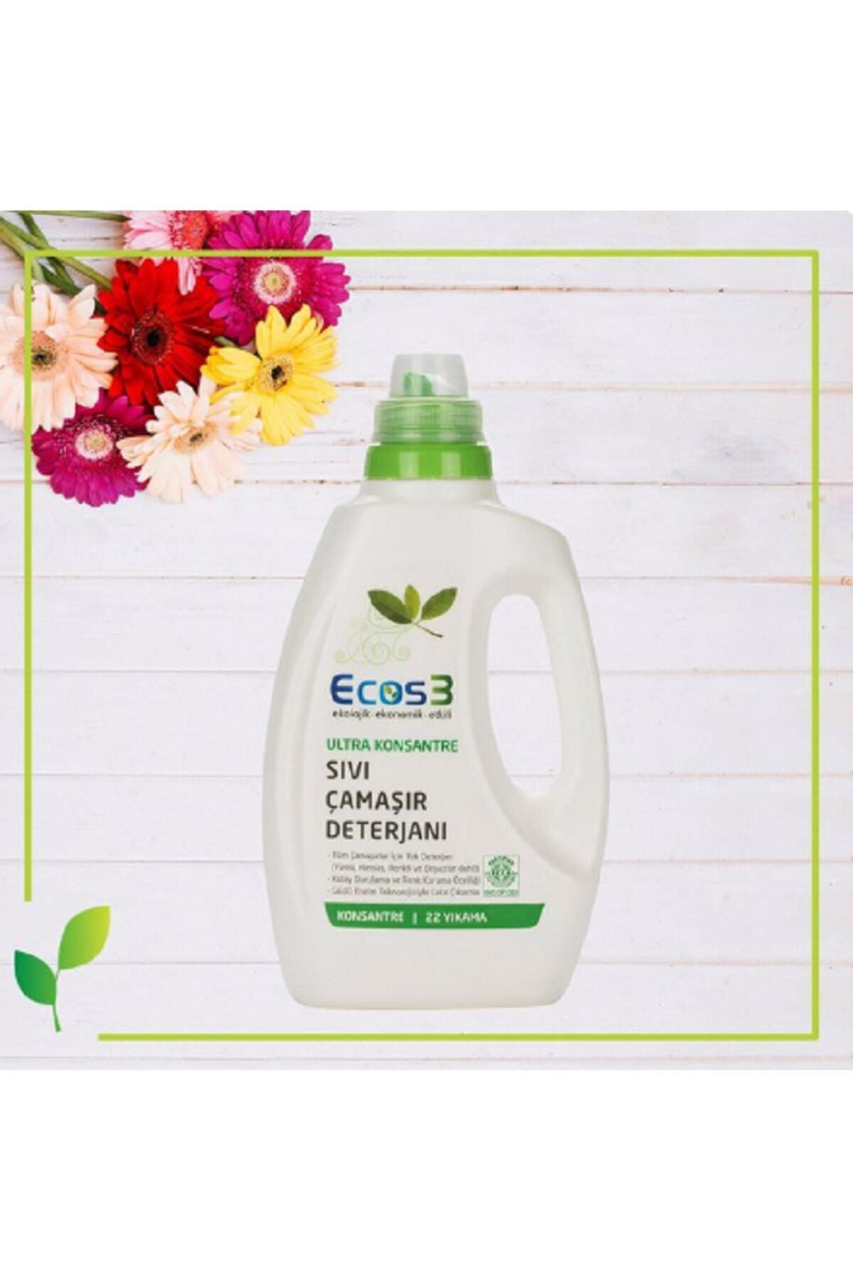 Ecos3 Organik Sıvı Çamaşır Deterjanı (22 Yıkama) / 750 Ml /