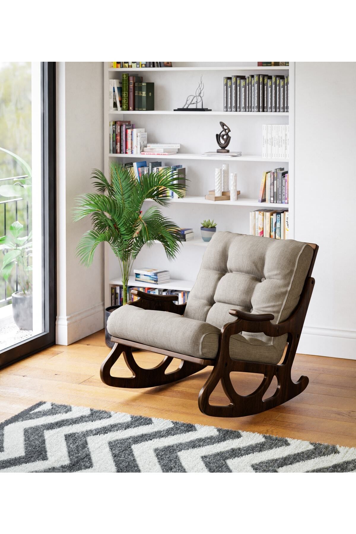 FURMET Modüler - Cozy Sallanan Sandalye & Dinlenme Koltuğu & Berjer & Tv Koltuğu