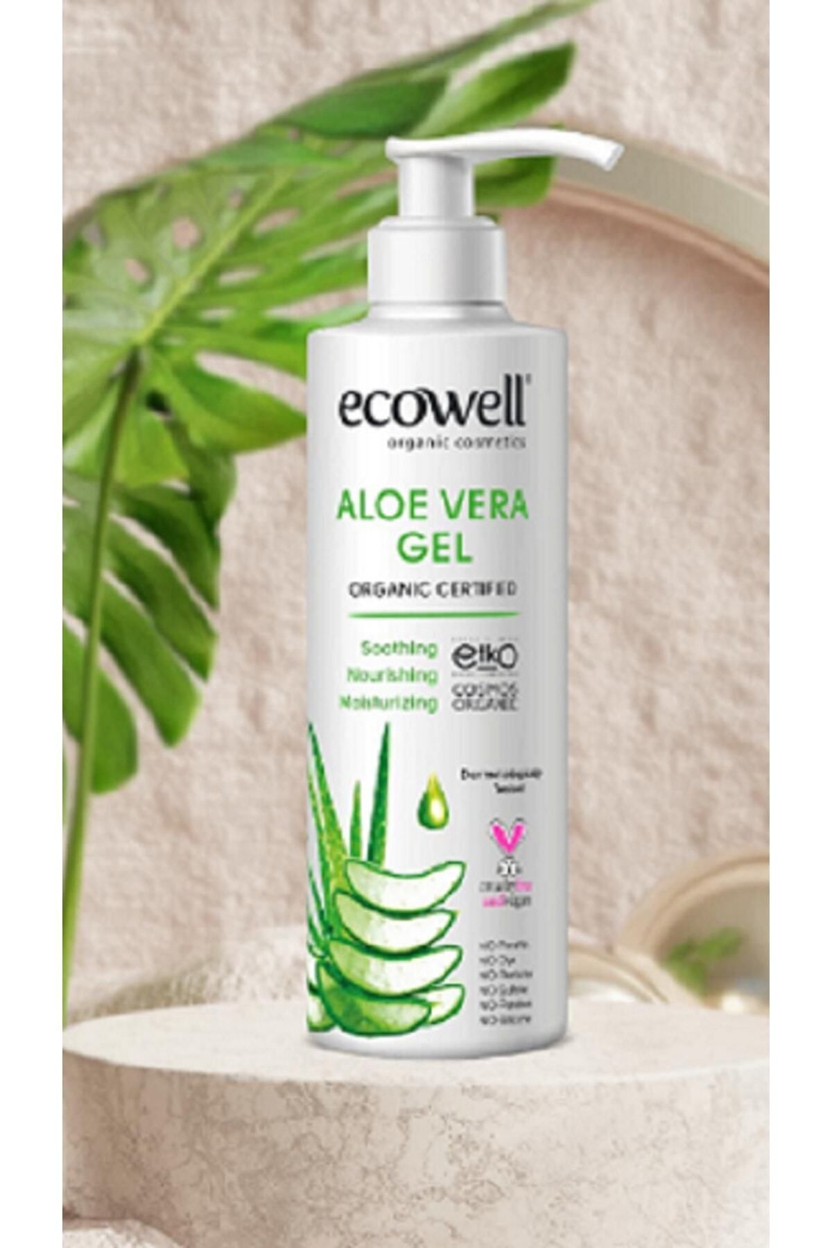 Ecowell Organik Aloe Vera Jel 200 Ml + Ilaç Saklama Kutusu Hediye