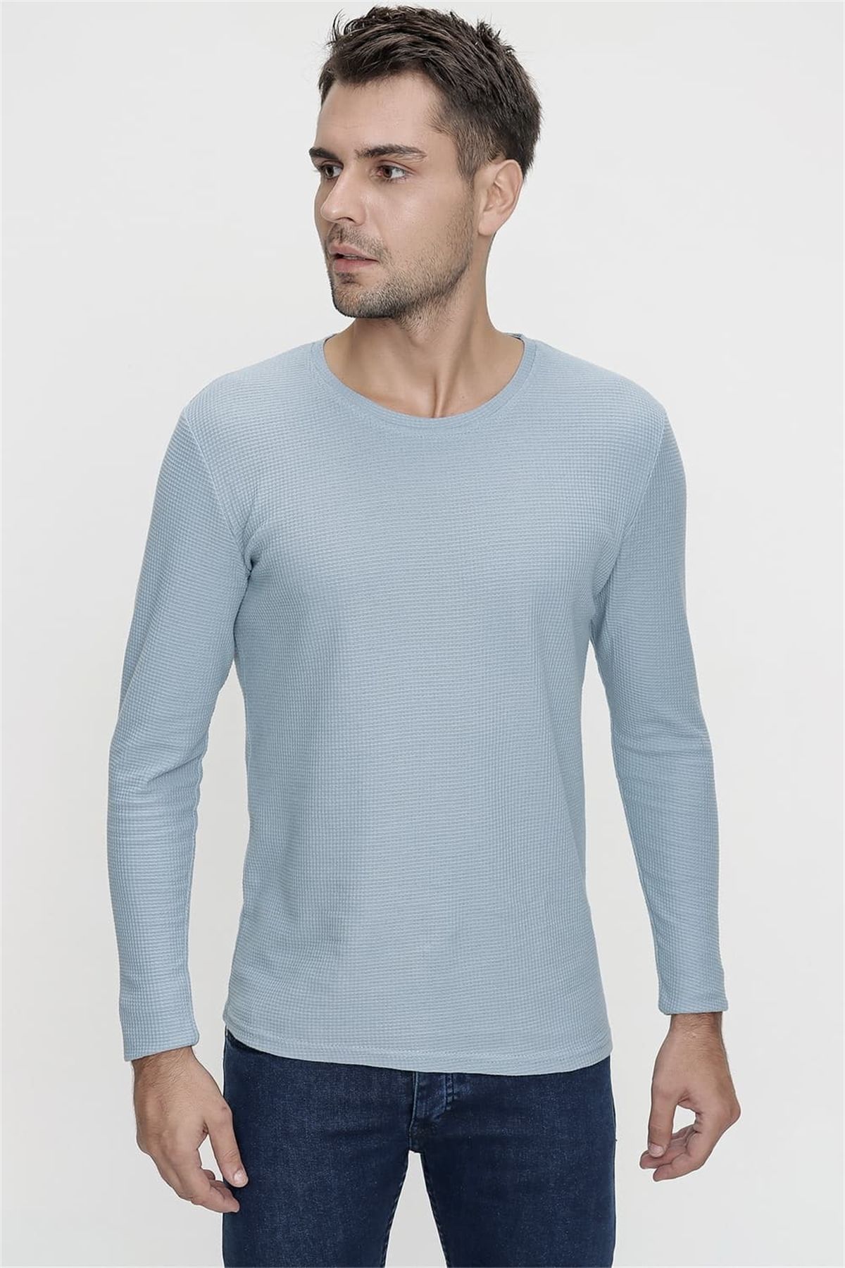 Efor Ts 818 Mavi Spor T-shirt