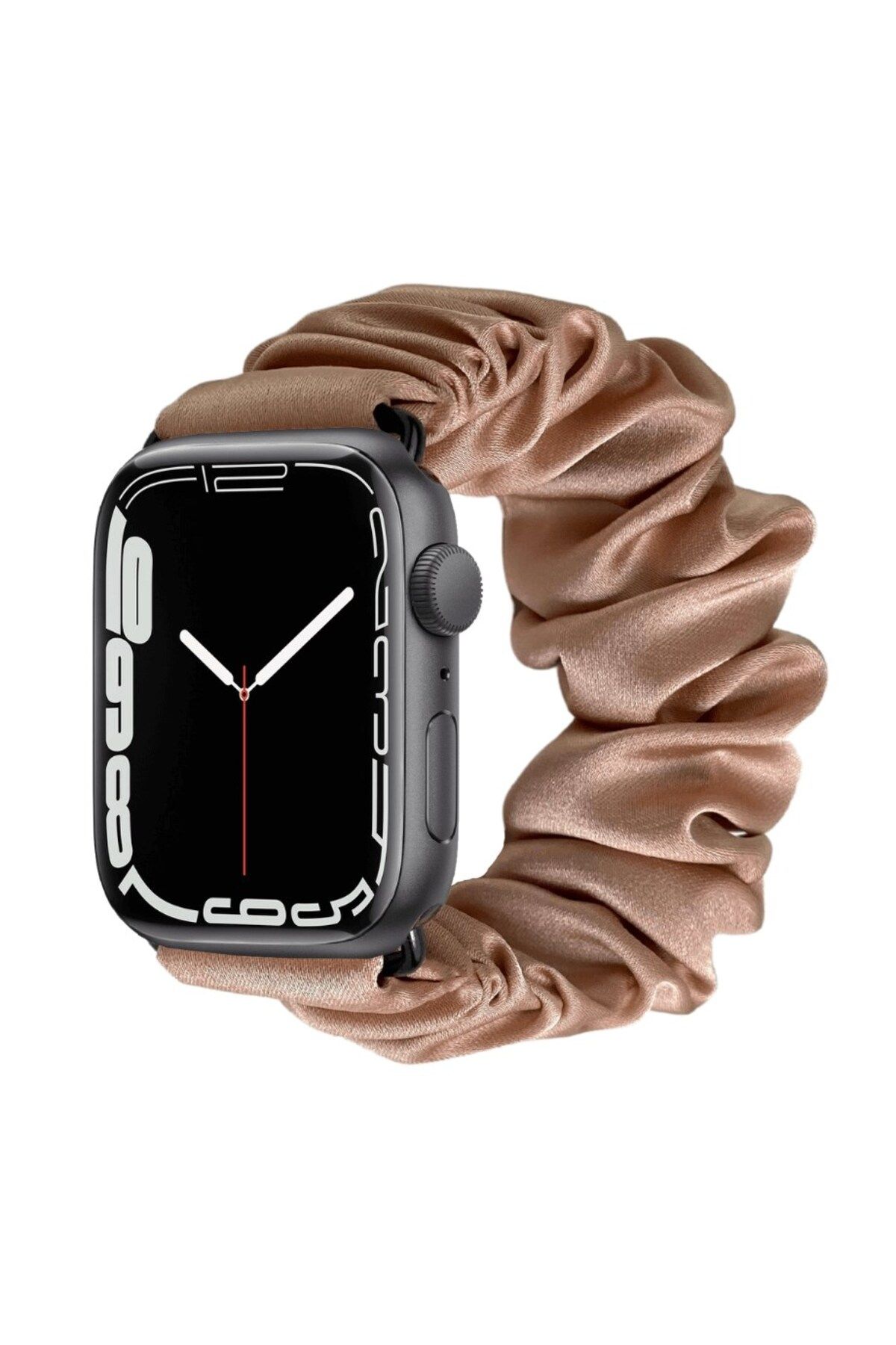 Macfame Apple Watch Uyumlu Ipek Loop Kordon Latte