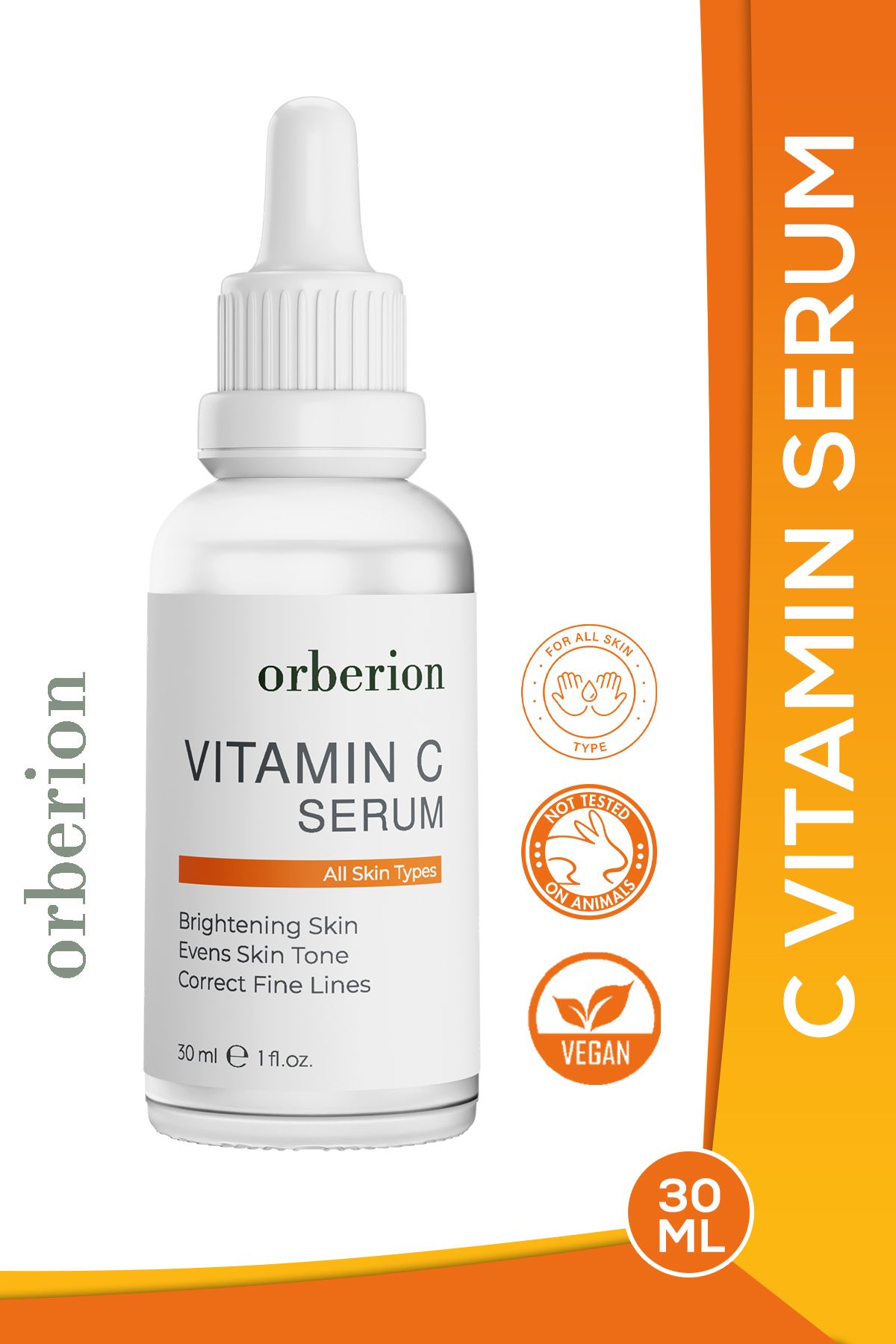 orberion C Vitamini Aydınlatıcı ve Ton Eşitleyici Bakım Serumu 30 ml
