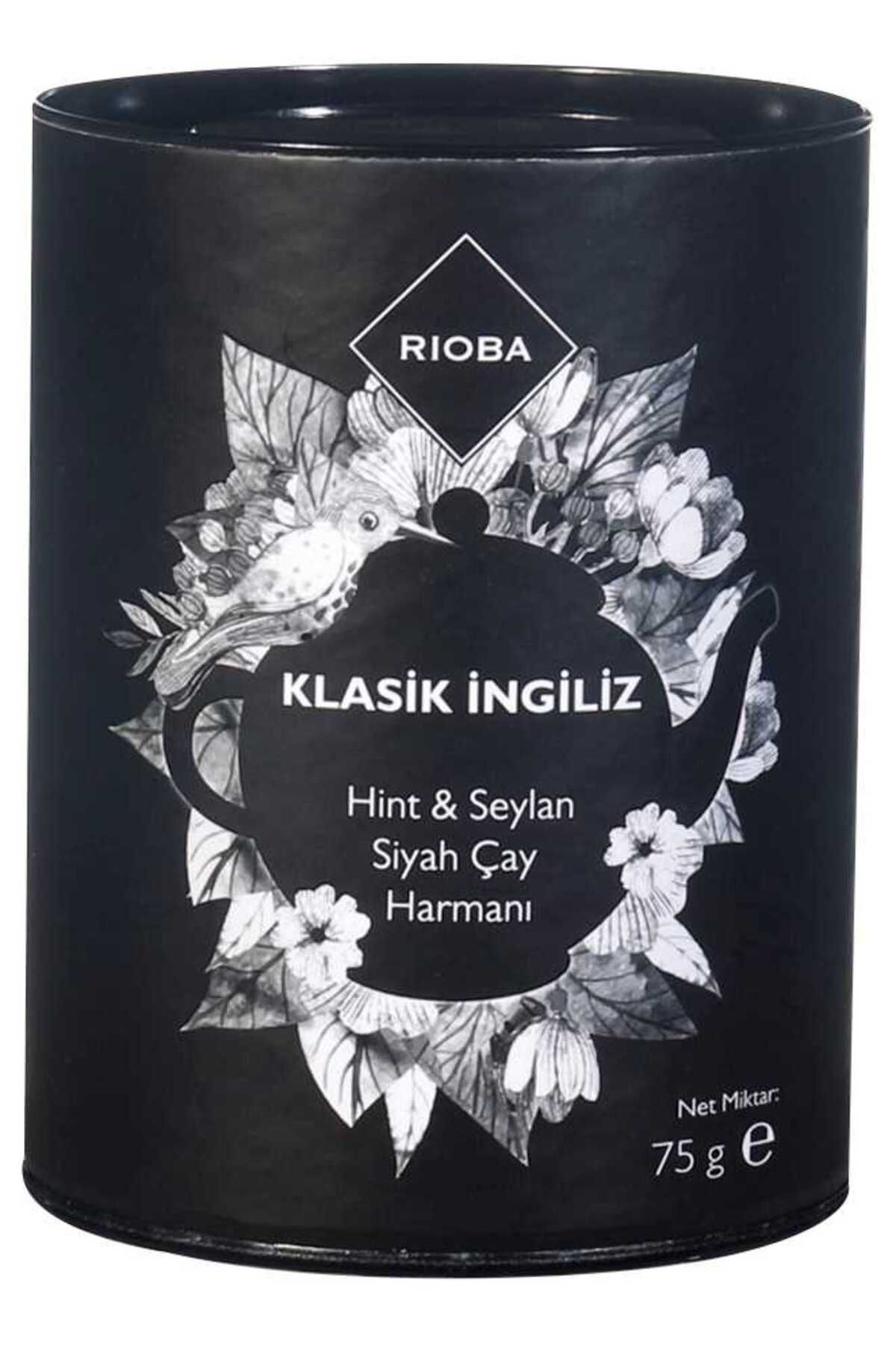 Rioba Rıoba Klasik İngiliz Çay 75G Kafe Kafeterya Çaycı Sallama Sohbet Muhabbet Şifa Bitki Çayı