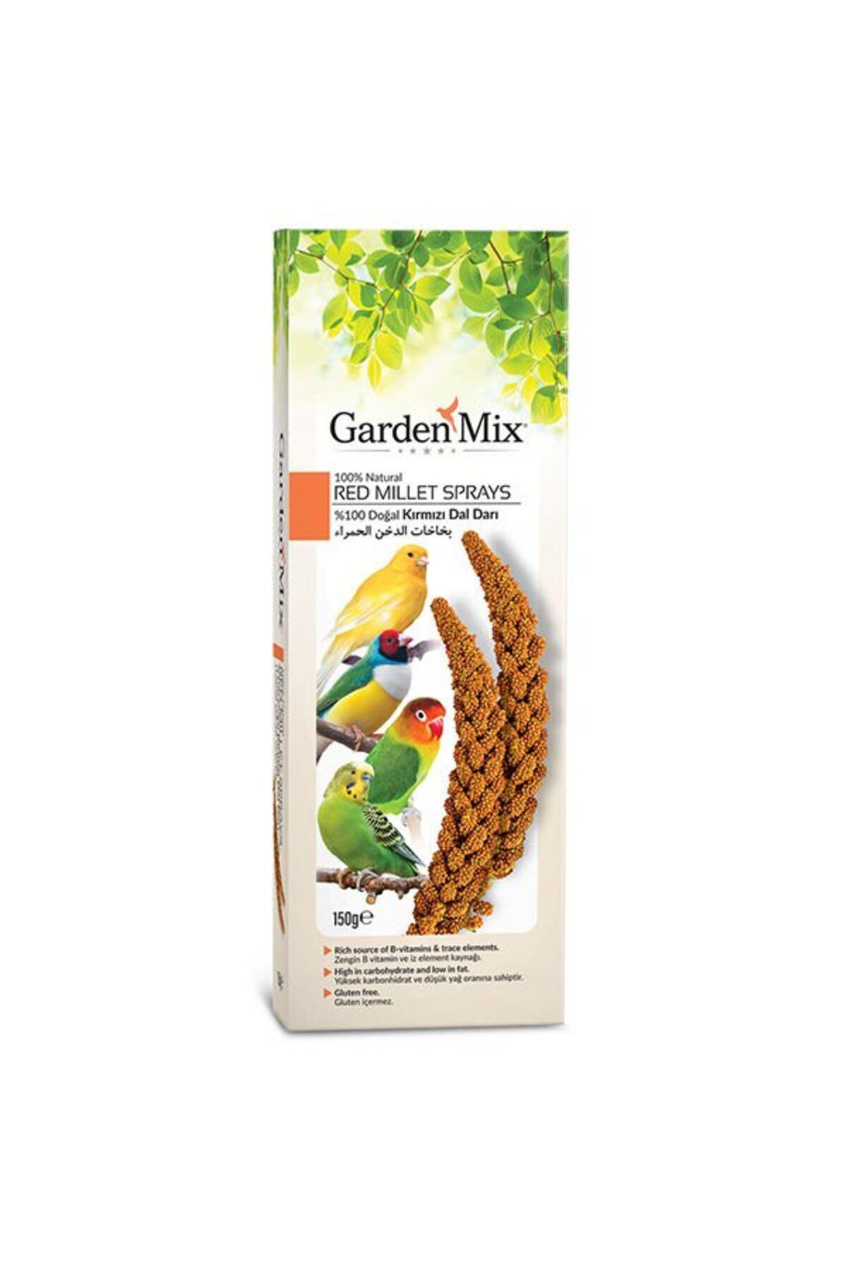 Gardenmix Garden Mix Platin Kırmızı Doğal Dal Darı 150gr