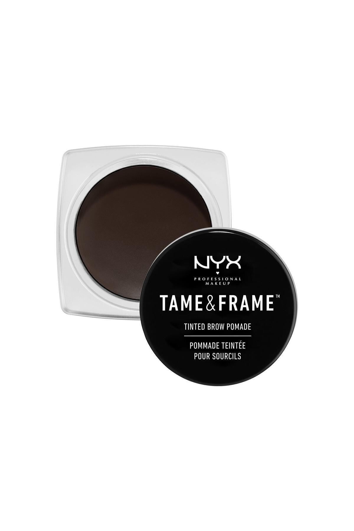 NYX Professional Makeup Kaş Pomadı - Tame & Frame Tinted Brow Pomade Black 16 g 800897836696