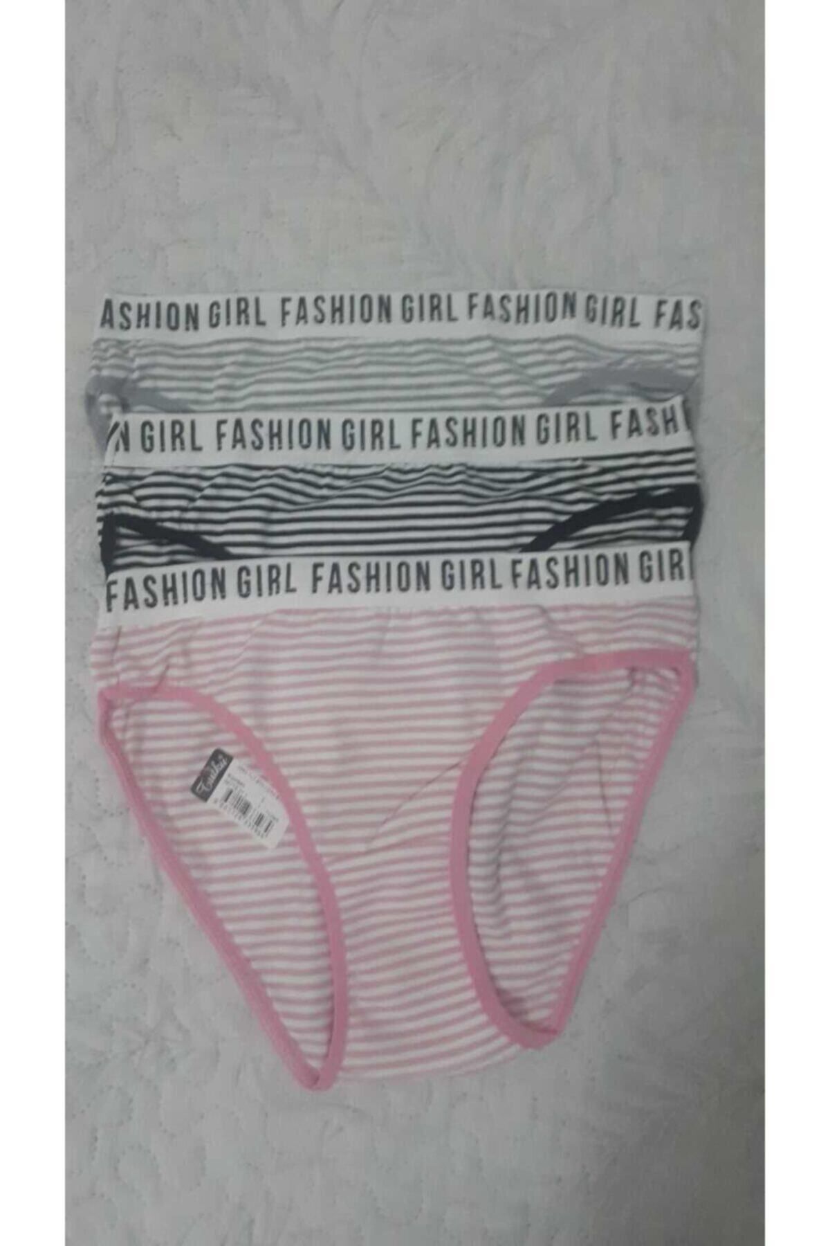 Tutku Kuzey Underwear Kadın Hera Bikini Külot Lastikli Bikini Külot Lastikli 3'lü