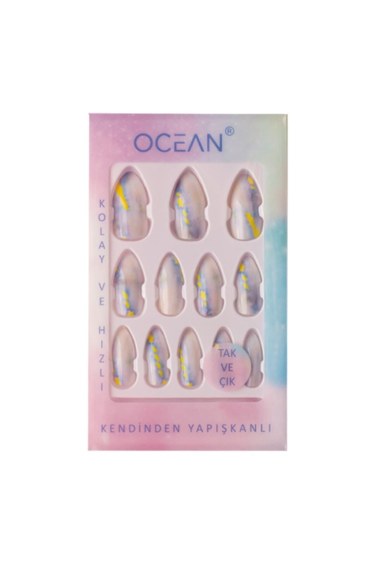 Ocean 766 - Tak Ve Çık Kendinden Yapışkanlı Takma Tırnak