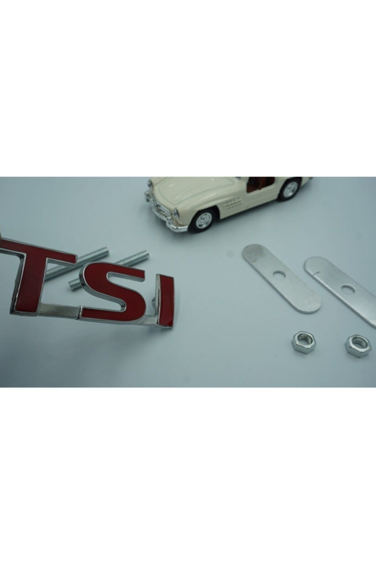 Volkswagen Dk Tuning Tsi Logo Ön Panjur Vidalı 3d Krom Metal Logo Amblem