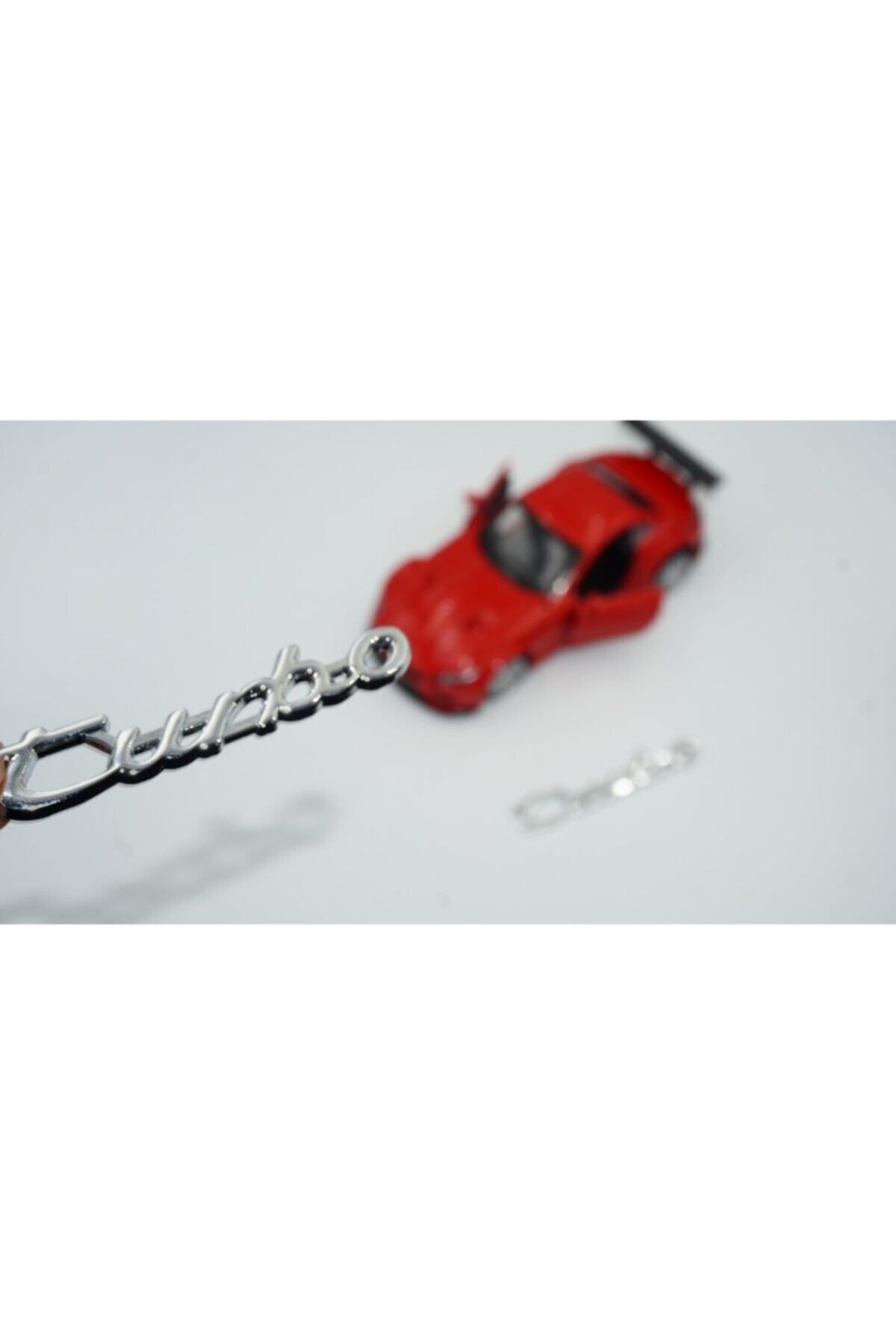 TURBO Dk Tuning Porsche Çamurluk Yanı Metal Yazı Logo Amblem Seti