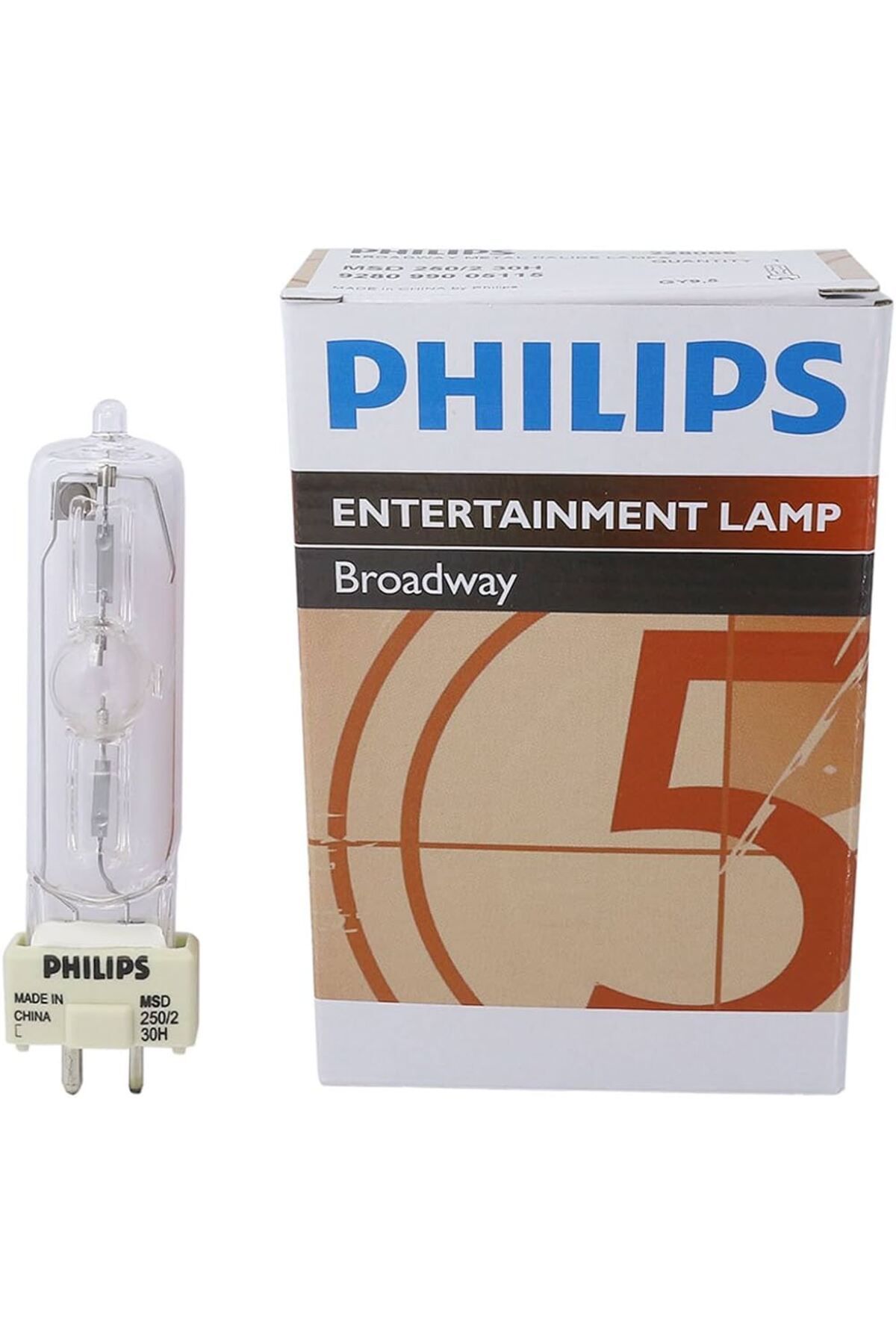 Philips entertaınment MSD 250/2 broadway 228066 metal halide Gy 9,5 30H LAMP