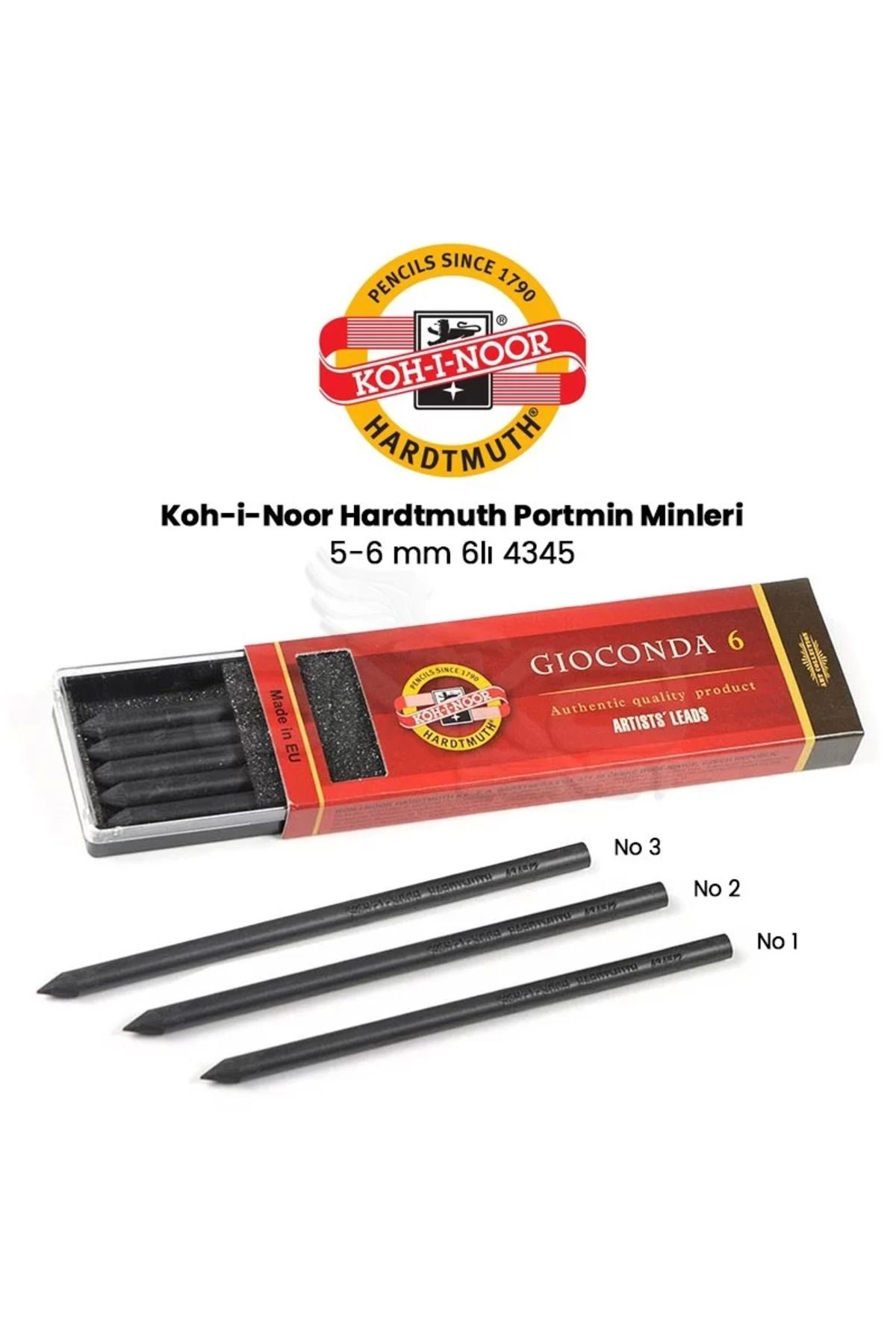 Kohinoor Koh-i-Noor Hardtmuth Portmin Min 5-6 mm 6lı 4345