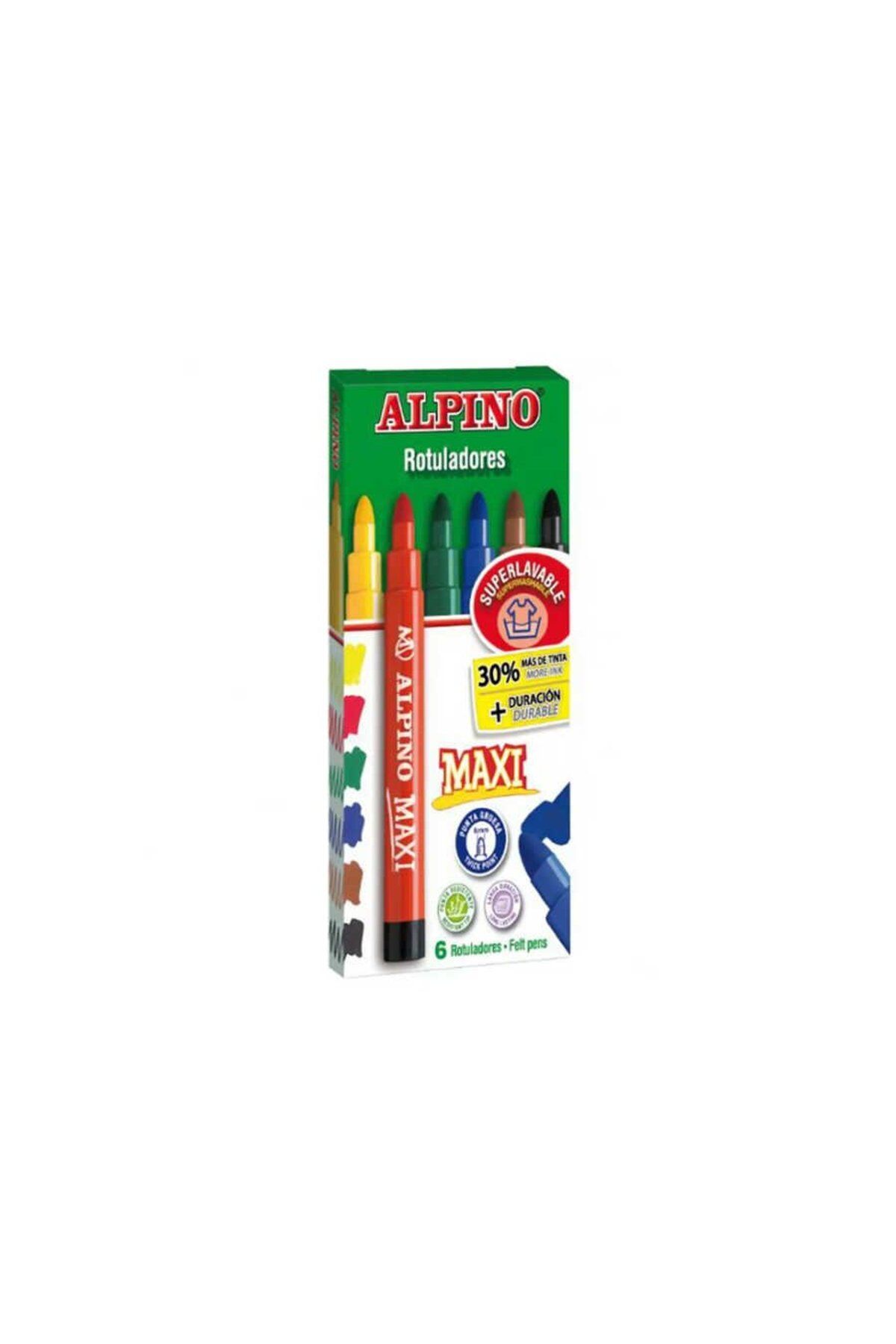 Alpino Alpino Keçeli Kalem Maxi 6'lı