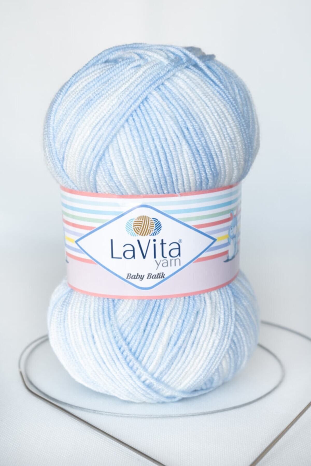 LaVita Yarn Baby Batik El Örgü Ipi Taka Yarn (by04-turkuaz)
