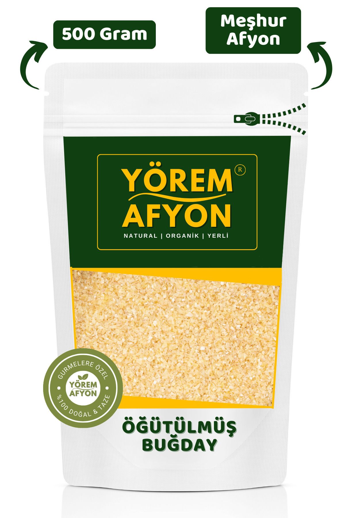 Gülçehre Yörem Afyon Meşhur Afyonkarahisar Günlük Taze Öğütülmüş Buğday (GÖCE) {triticum Aestivum} | 500gr.