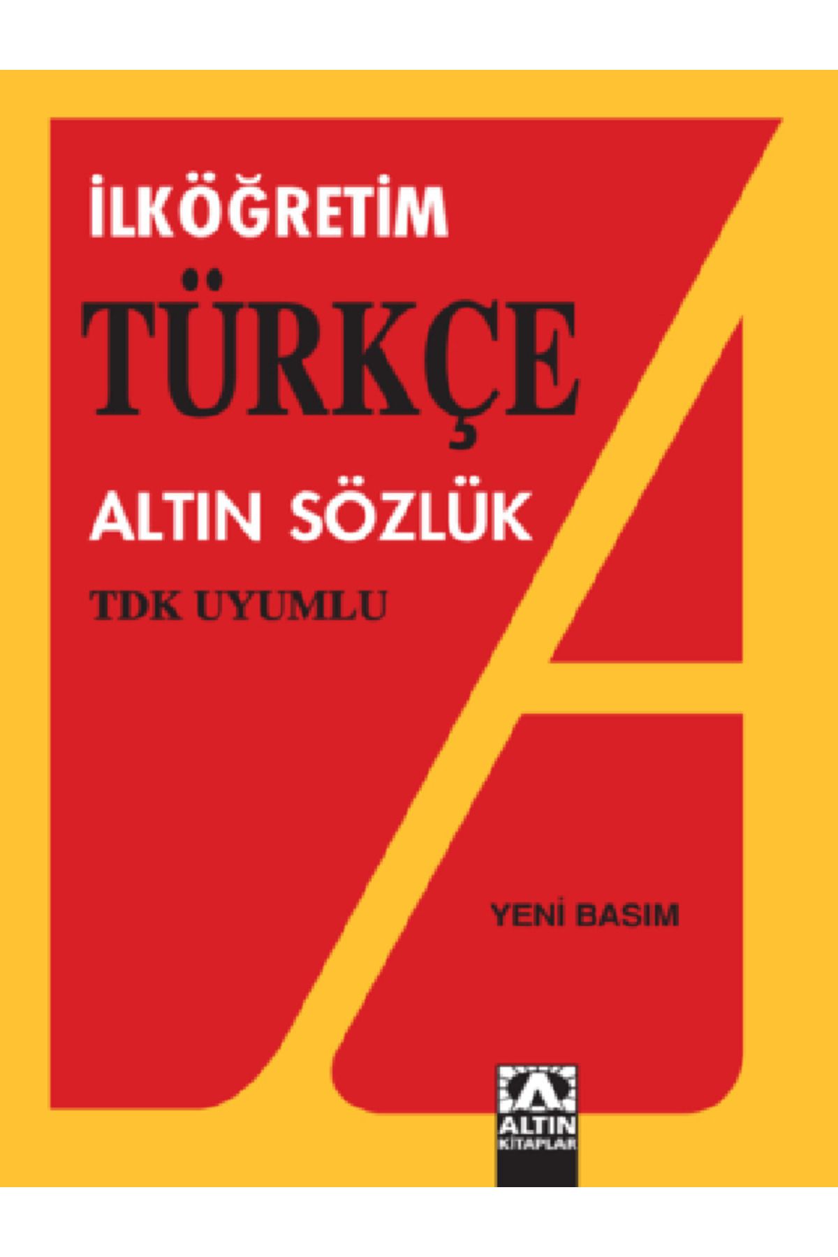 Altın Kitaplar İlköğretim Türkçe Altın Sözlük TDK Uyumlu 9789754050752