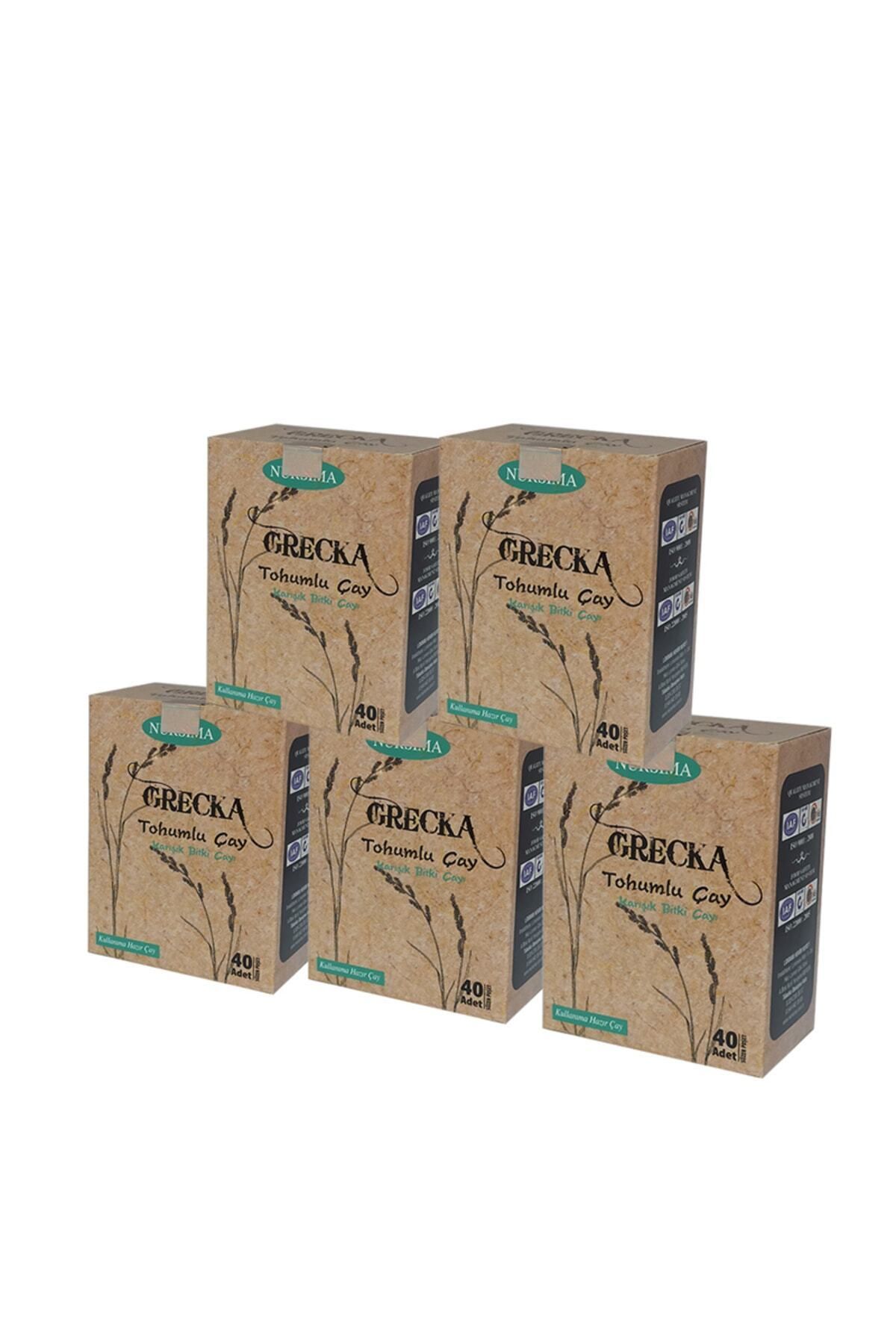 Nursima Greçka Bitki Çayı Seti 5 Adet X 40 Lı