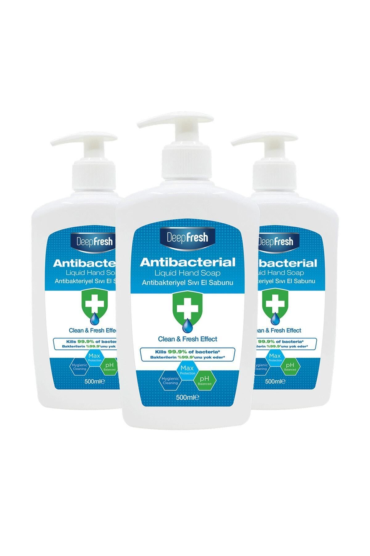 Deep Fresh Antibakteriyel Sıvı Sabun 3 X 500 Ml