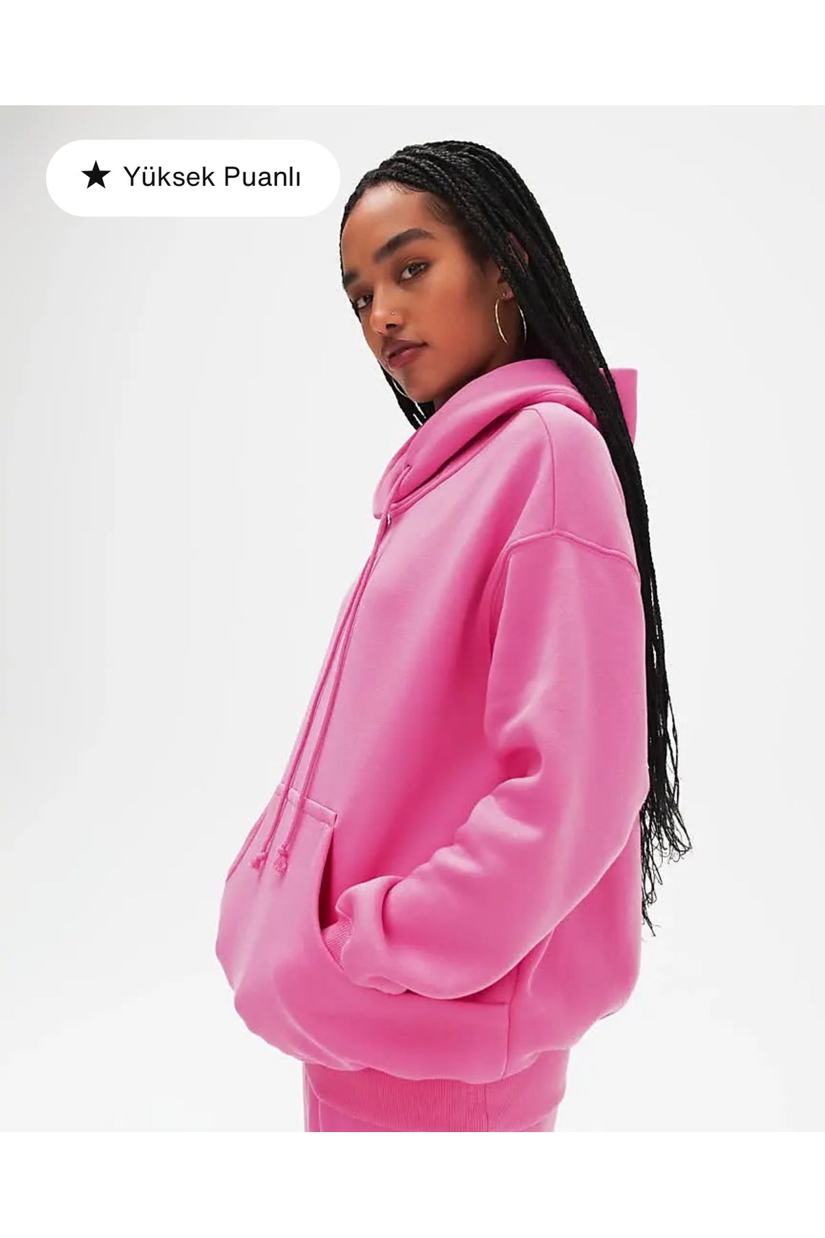 Nike Sportswear Phoenix Fleece Bol Kesimli Kadın Kapüşonlu Sweatshirt