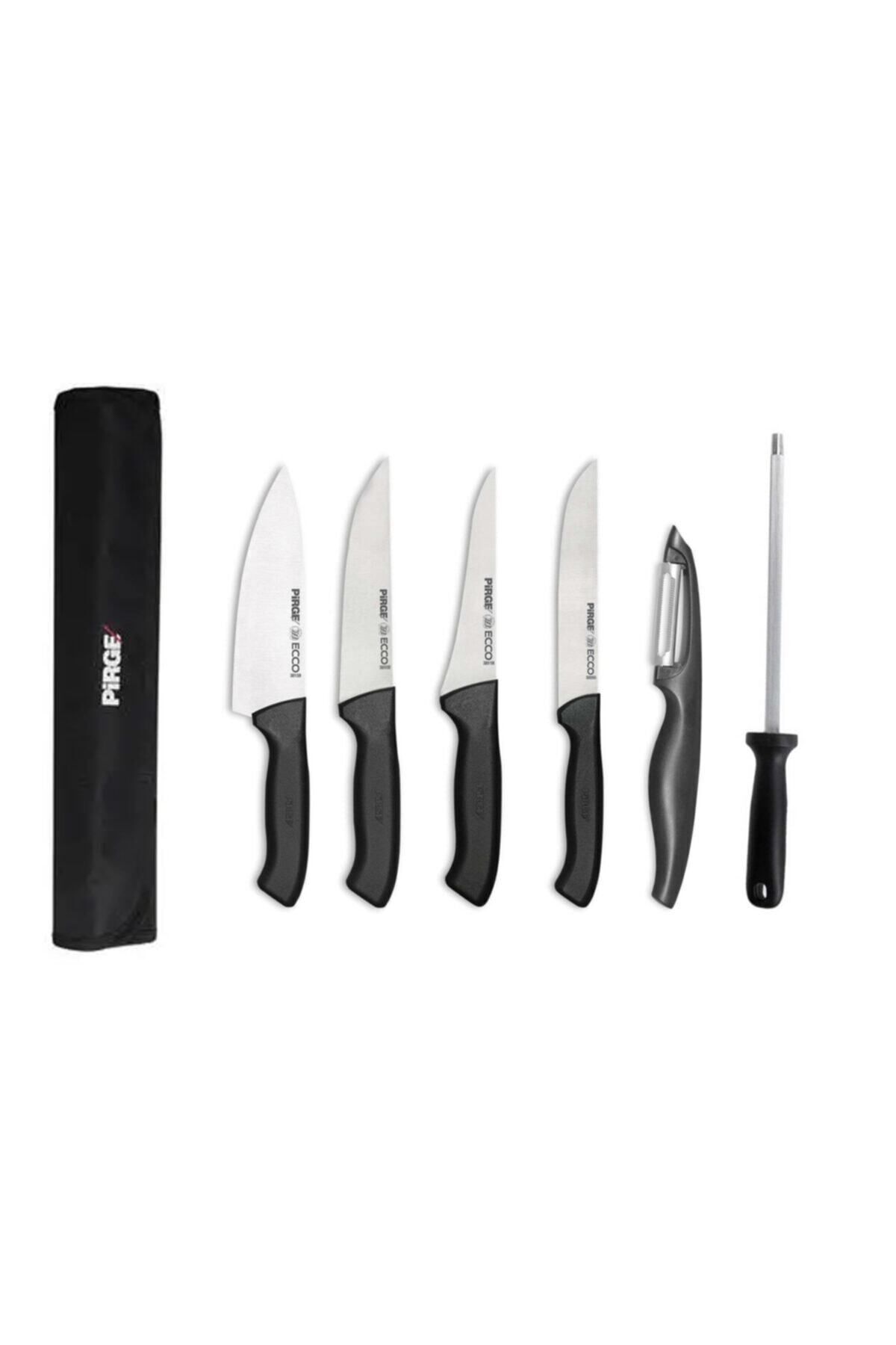 Pirge Çantalı Gastronomi Bıçak Seti  6'li Set