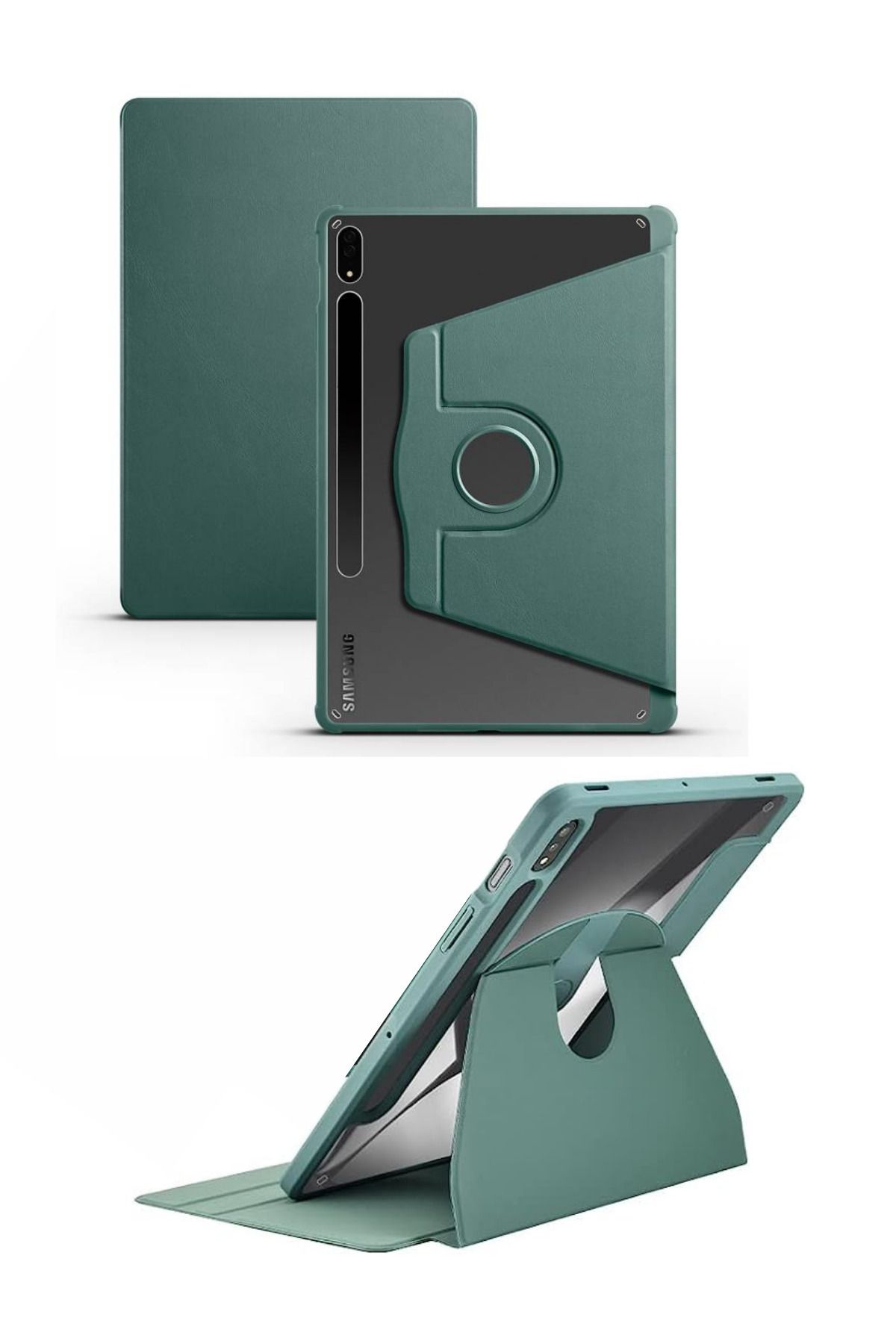 Fuchsia Galaxy Tab S9 FE Plus 12,4 inç Uyumlu Fuchsia Pino Tablet Kılıfı SM-X610NLGATUR - SM-X610NLIATUR - S