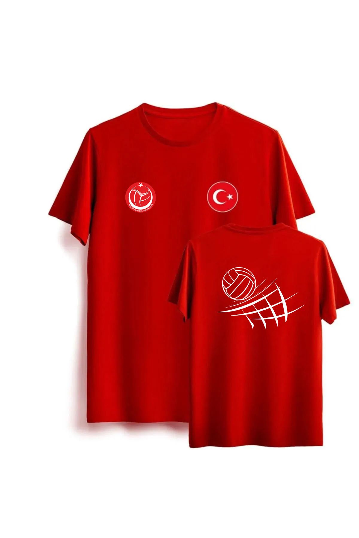 Pisa Art Türkiye Milli Takım Voleybol File Tasaramlı T-Shirt