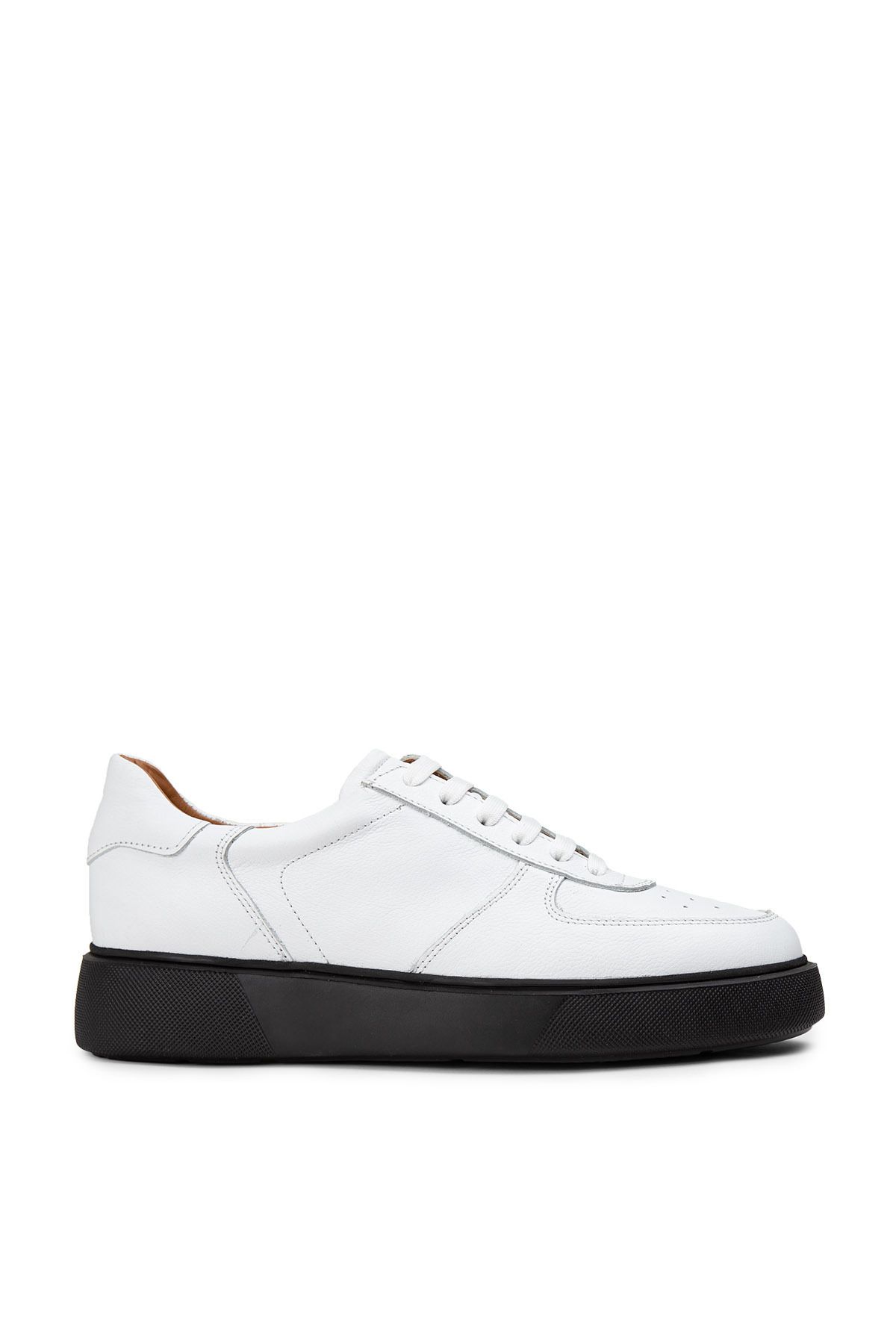 Deery Hakiki Deri Beyaz Erkek Sneaker Ayakkabı