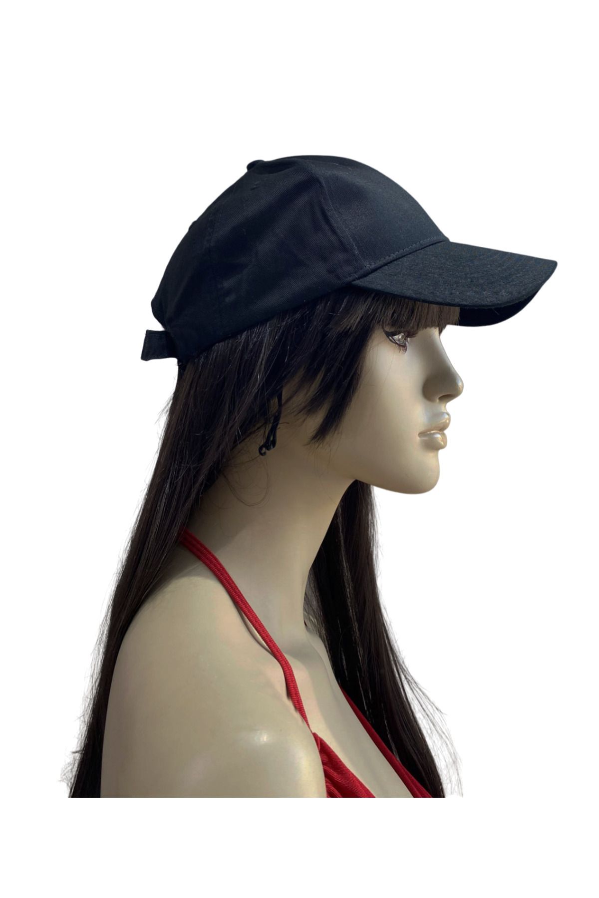 Kikiriki Unisex Pamuklu Basic Siyah Beyzbol Kep Şapka