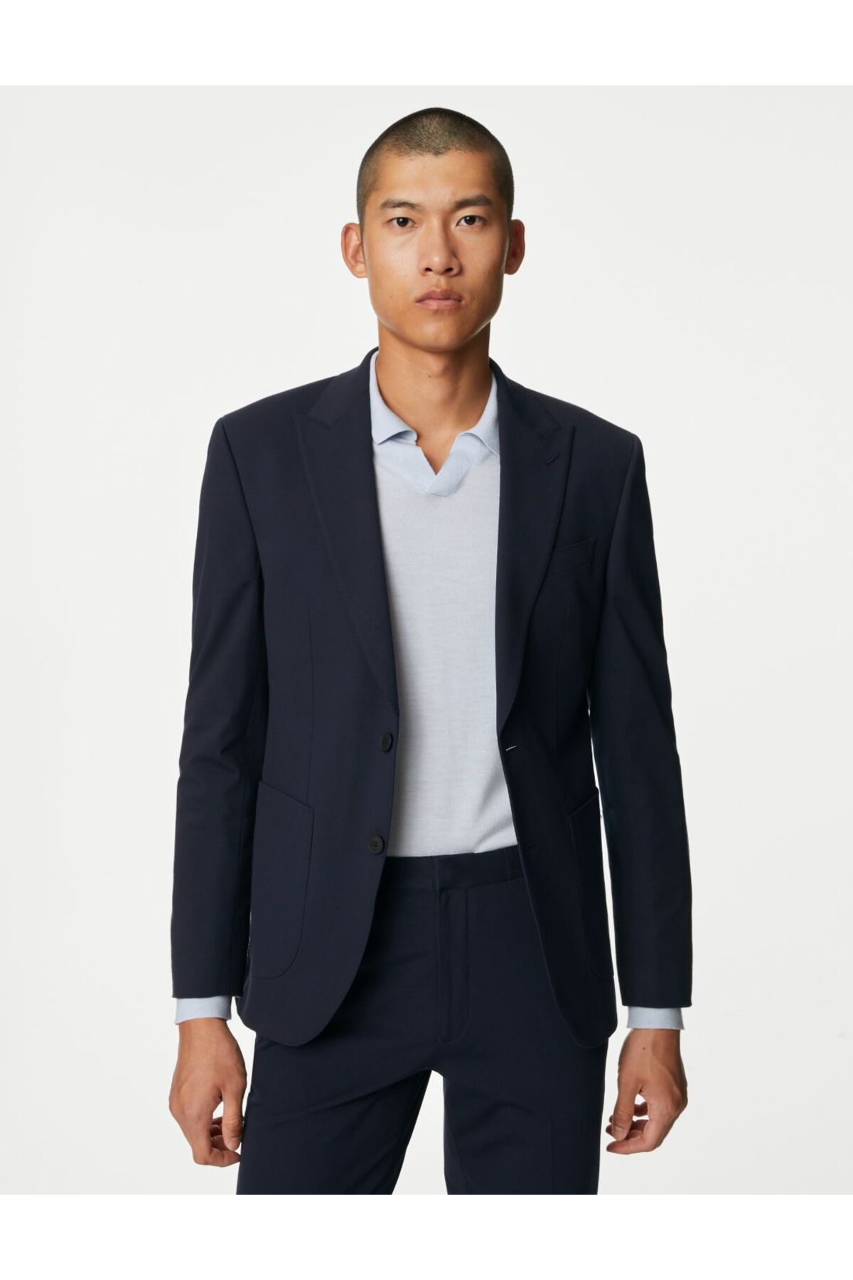 Marks & Spencer Tailored Fit Örme Blazer Ceket