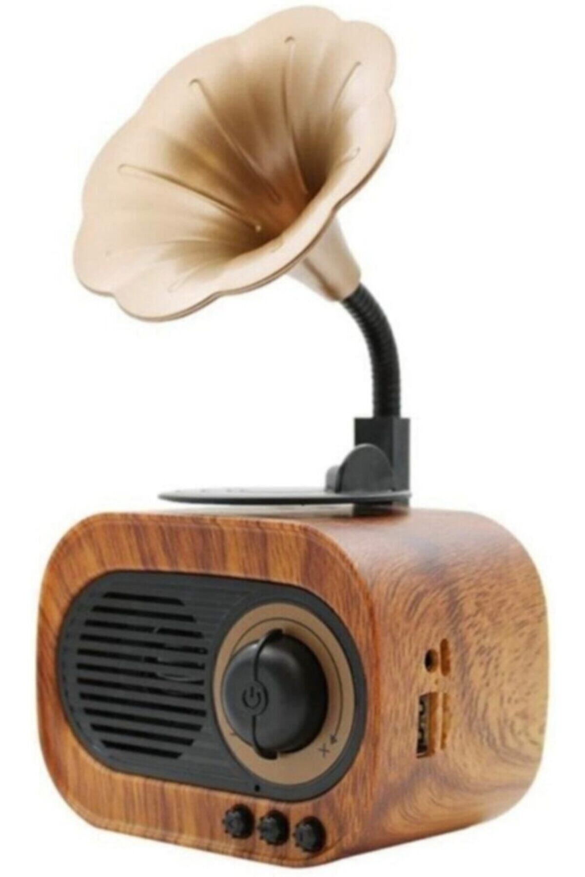 Forland B5 Nostaljik Mini Radyo Gramofon Bluetooth Hoparlör Fm Usb Sd Yüksek Ses Speaker