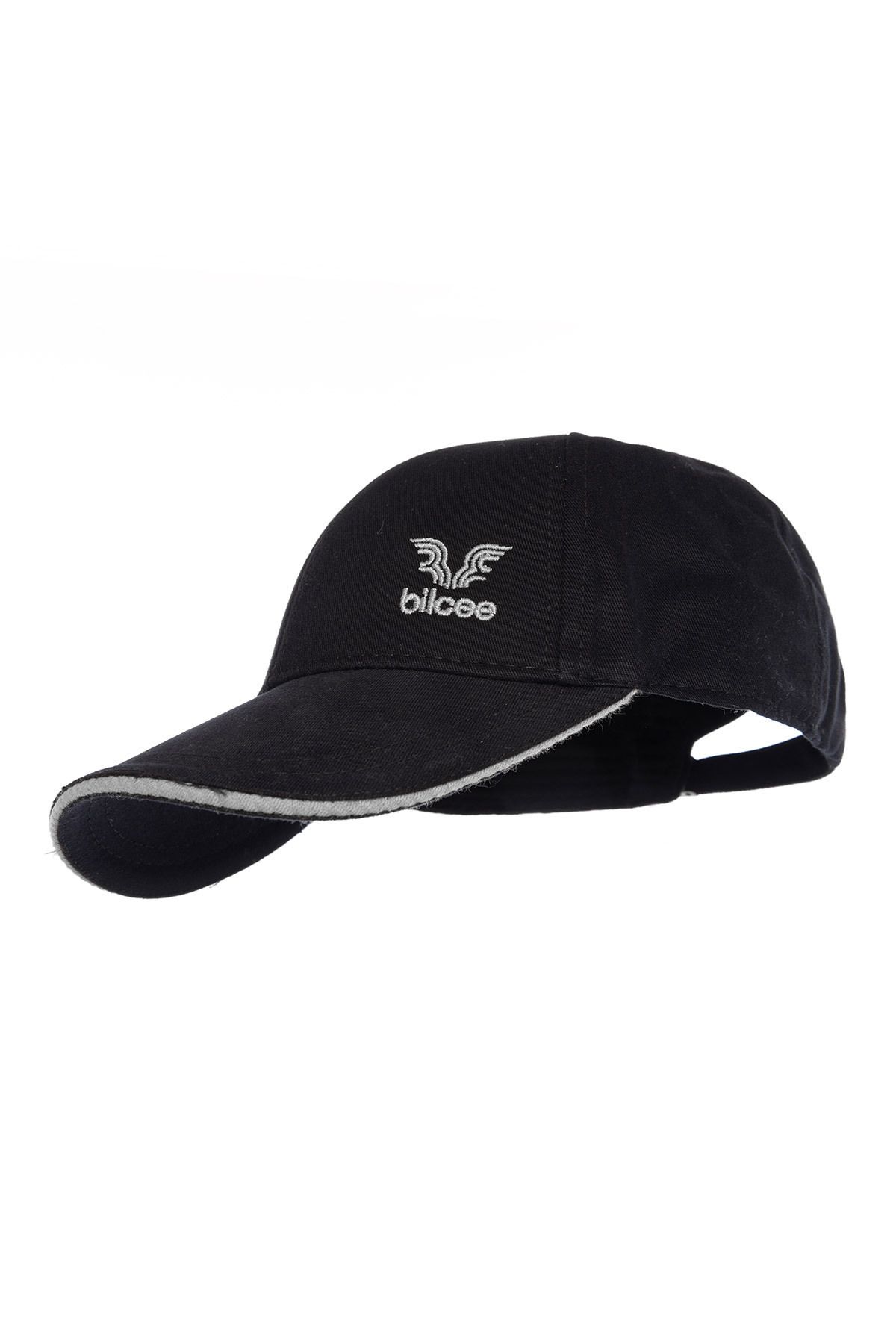 bilcee Unisex Gri Şeritli Şapka 1590