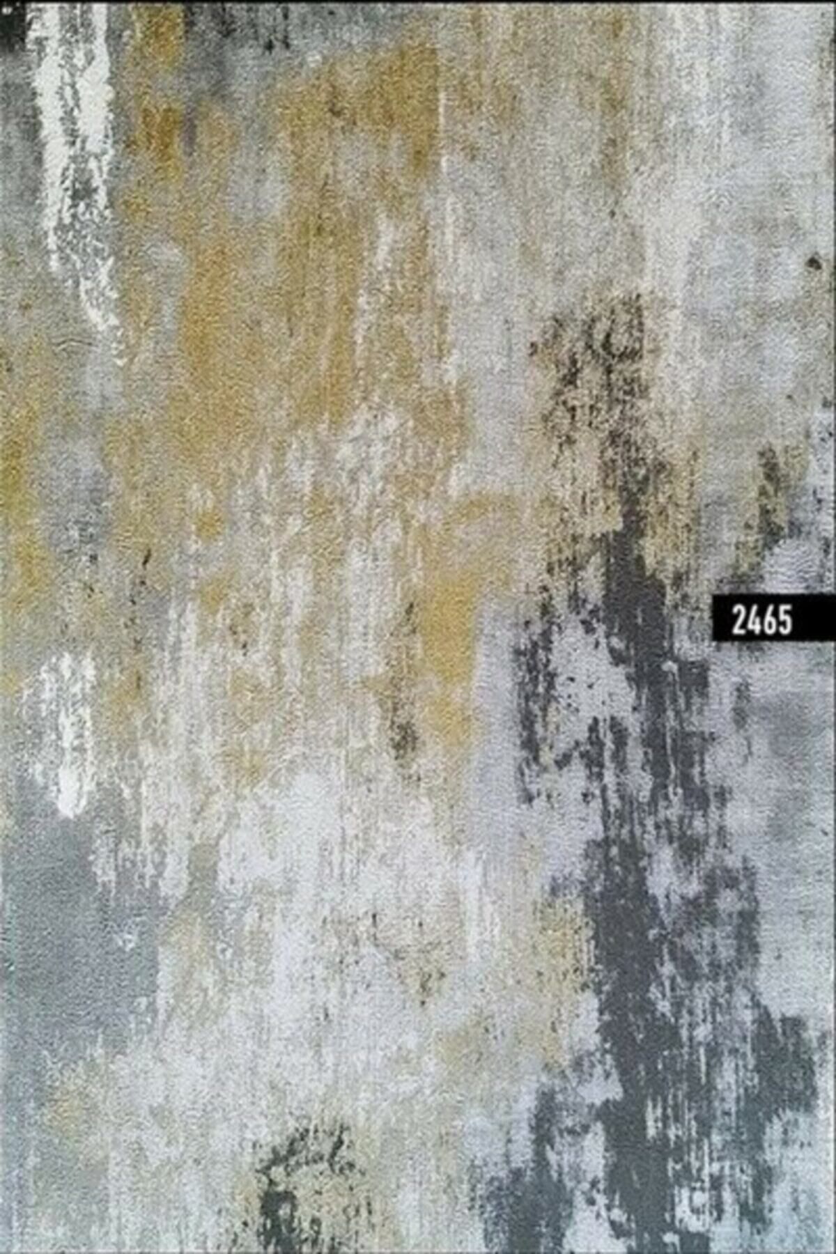 Wall212 Eskitme Desenli Gri Gold Modern Duvar Kağıdı(5M2)
