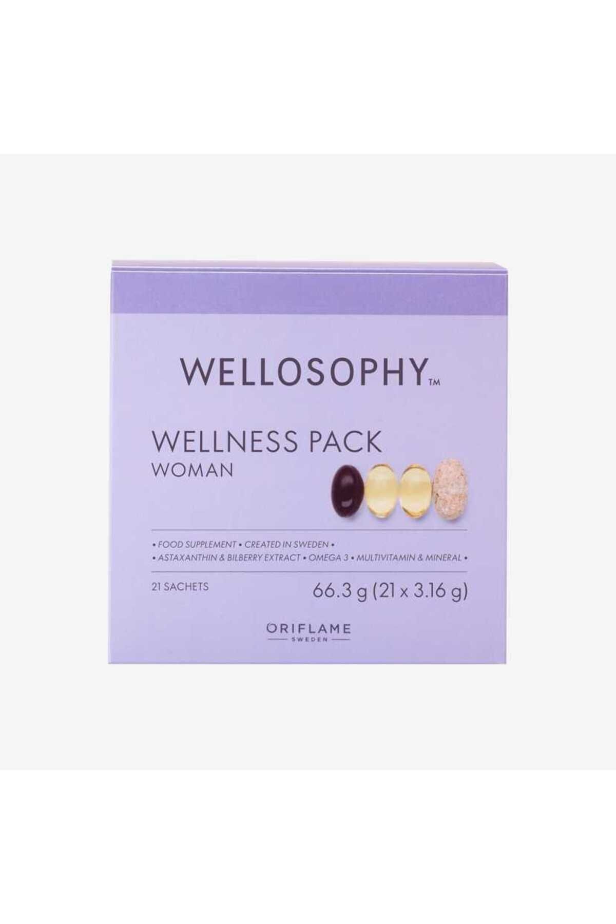 Oriflame Wellosophy Wellness Pack Kadın için Günlük Kullanıma Uygun Gıda Takviyesi Paketi