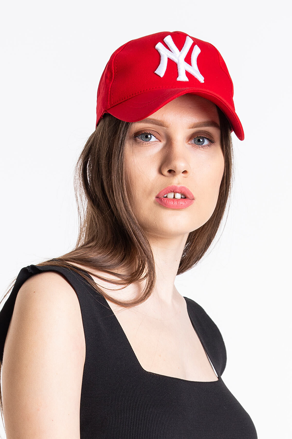Mossta New York Şapka Kırmızı
