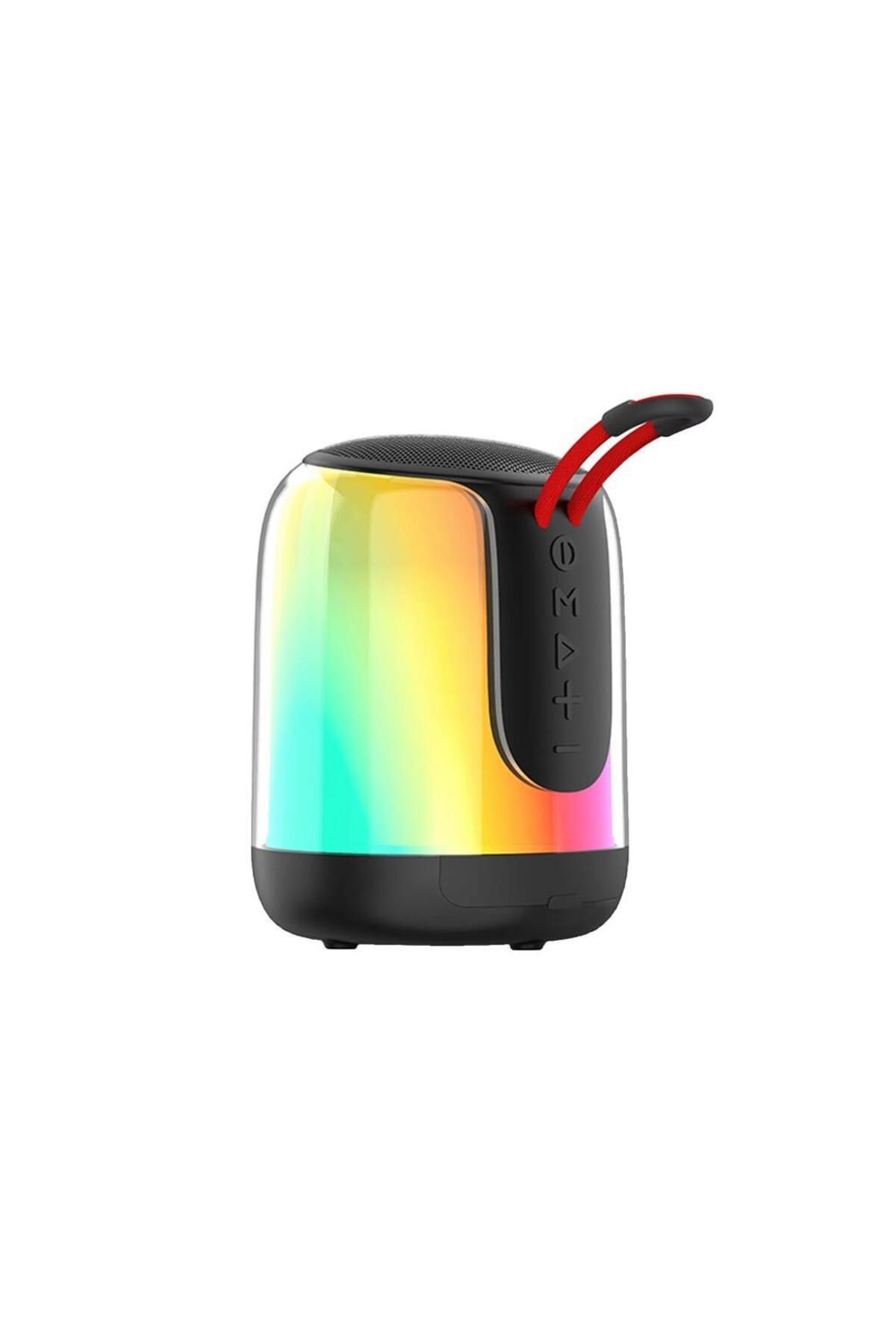 Doppler Music Box Ledli Bluetooth Hoparlör Siyah